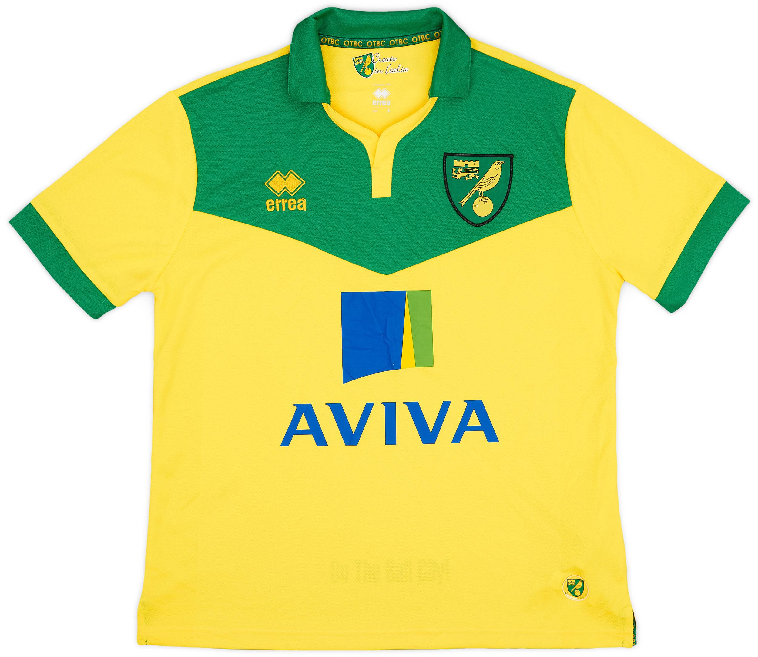 2014-15 Norwich Home Shirt - 9/10 - (S)