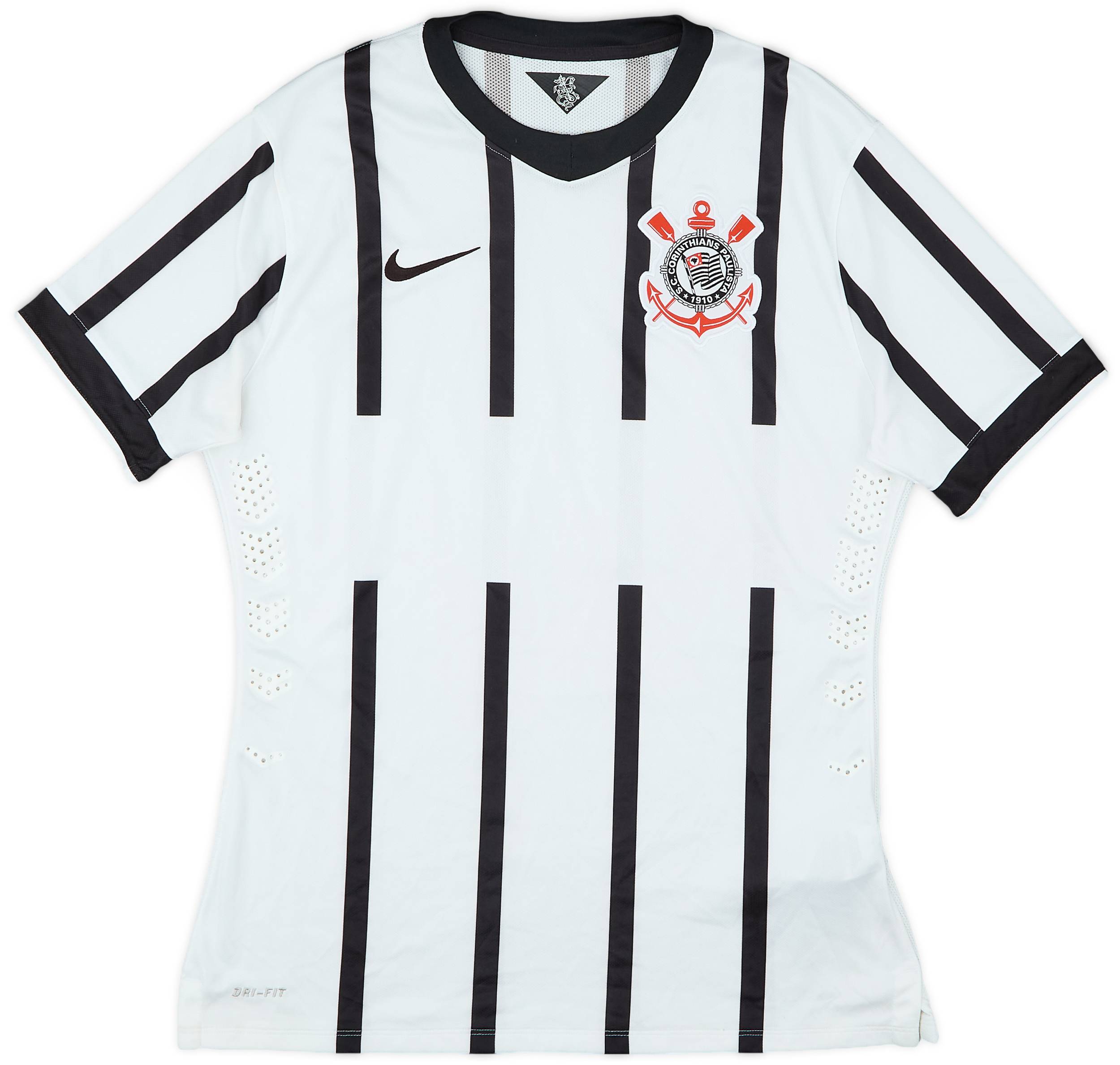 2014-15 Corinthians Player Issue Home Shirt - 9/10 - (L)
