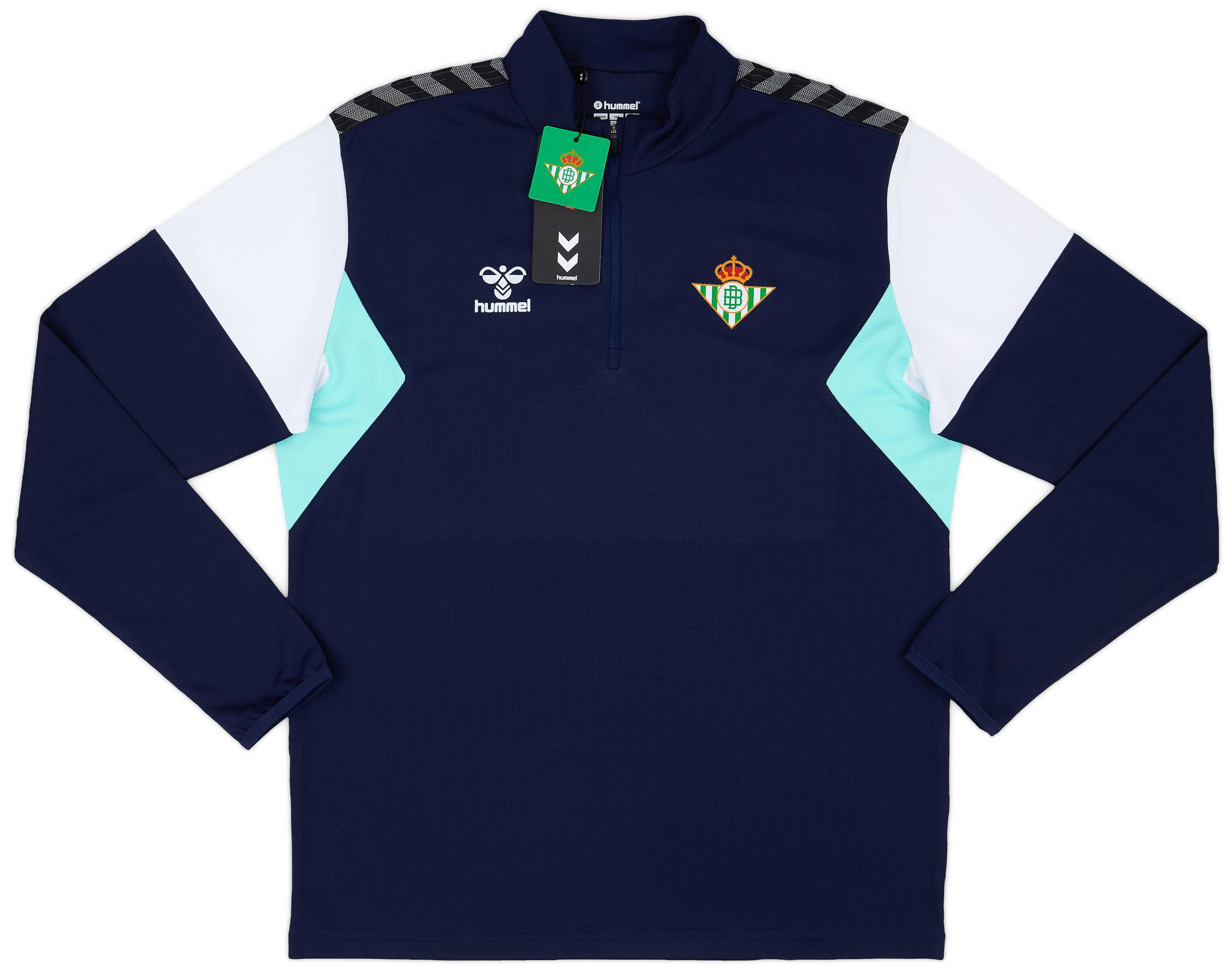 2023-24 Real Betis Hummel 1/4 Zip Training Top
