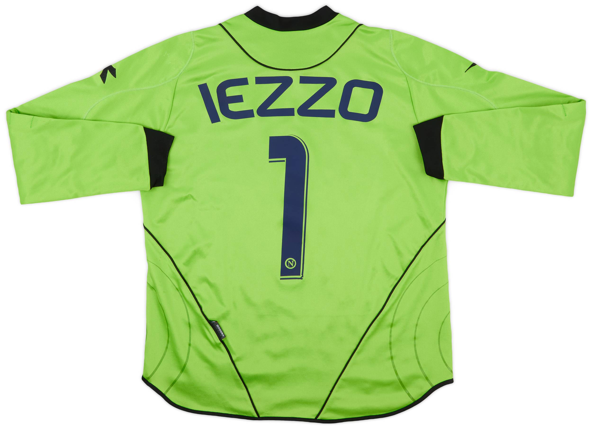 2008-09 Napoli GK Shirt Iezzo #1 - 7/10 - (M)
