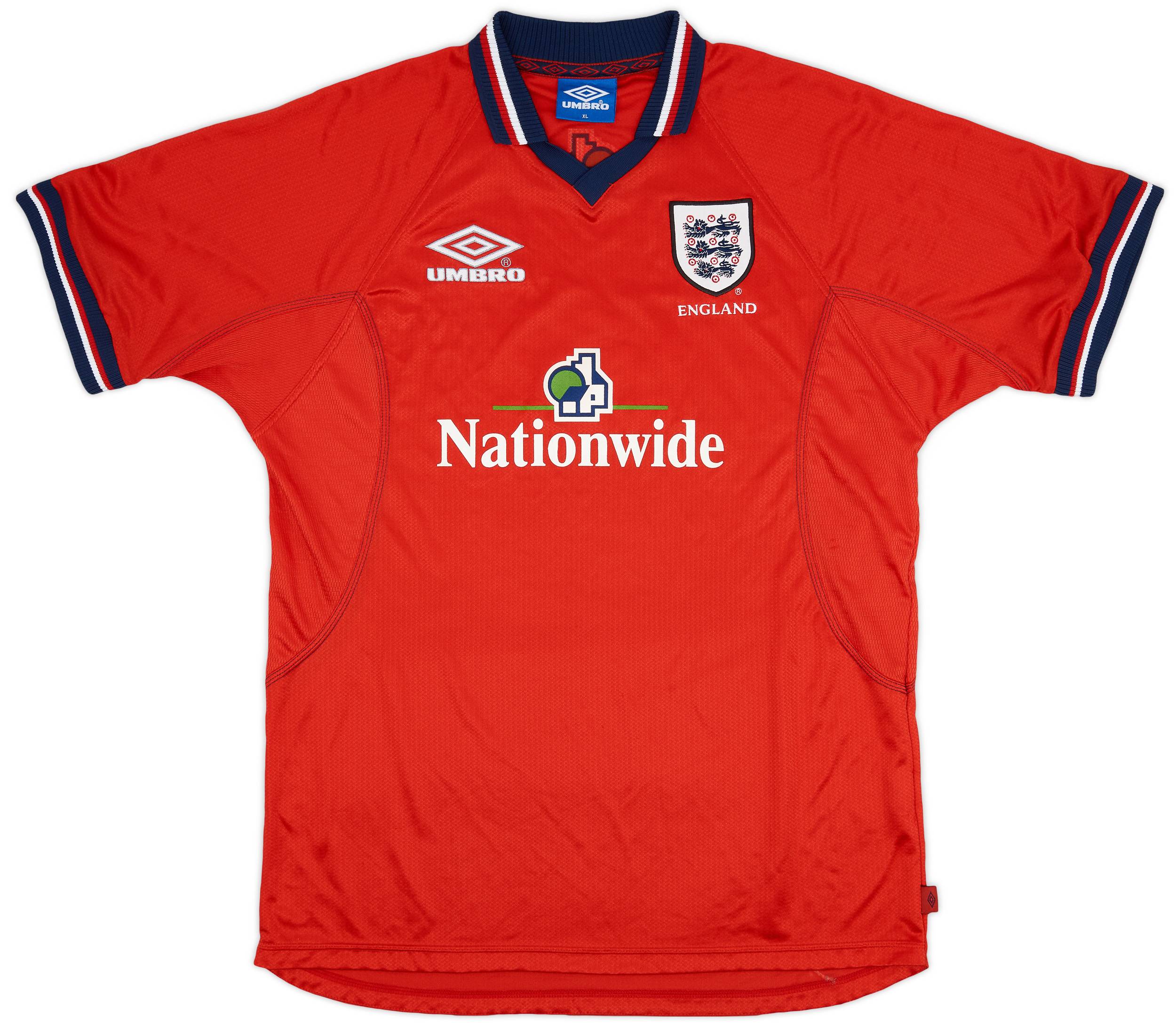 1998-99 England Umbro Training Shirt - 8/10 - (XL)