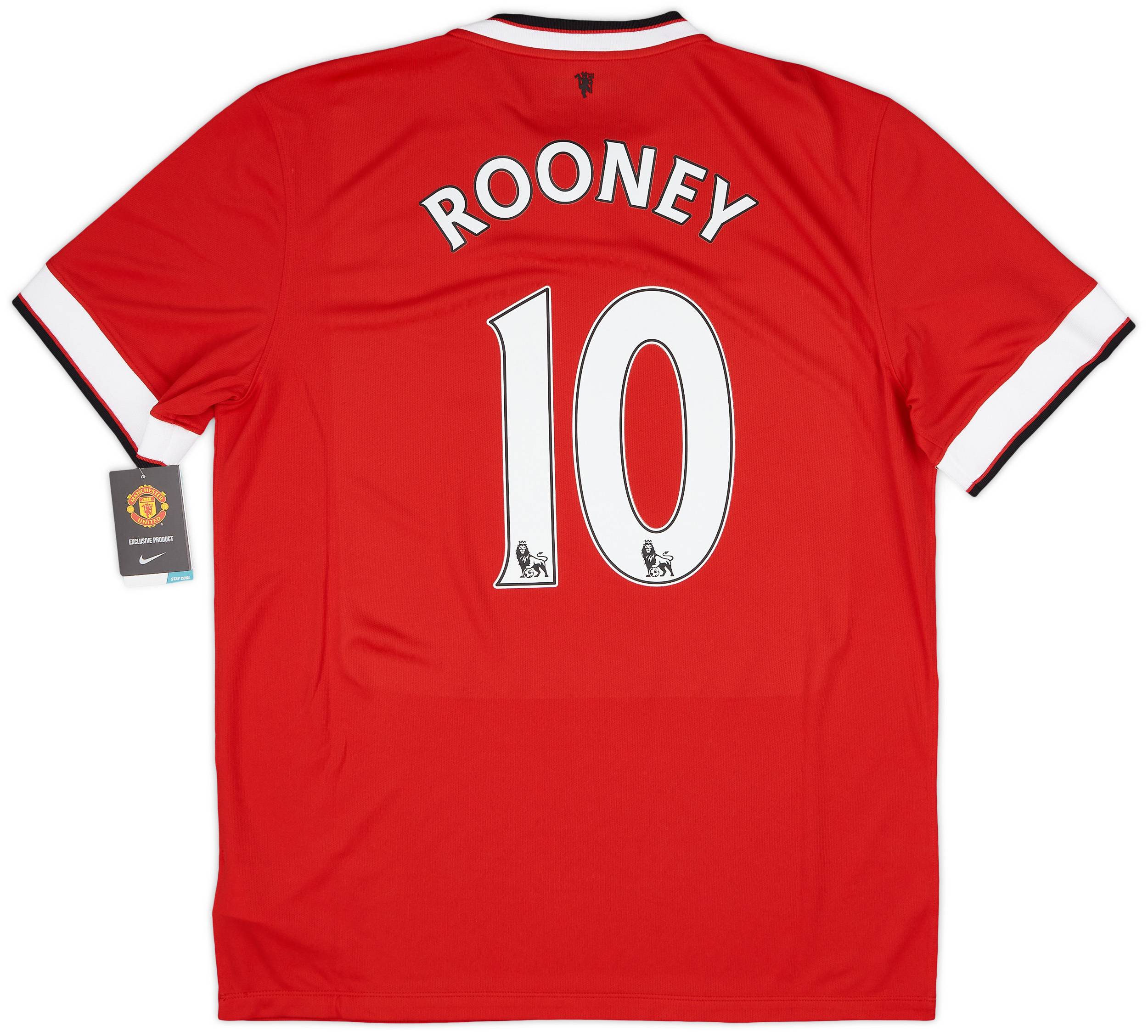 2014-15 Manchester United Home Shirt Rooney #10 (L)