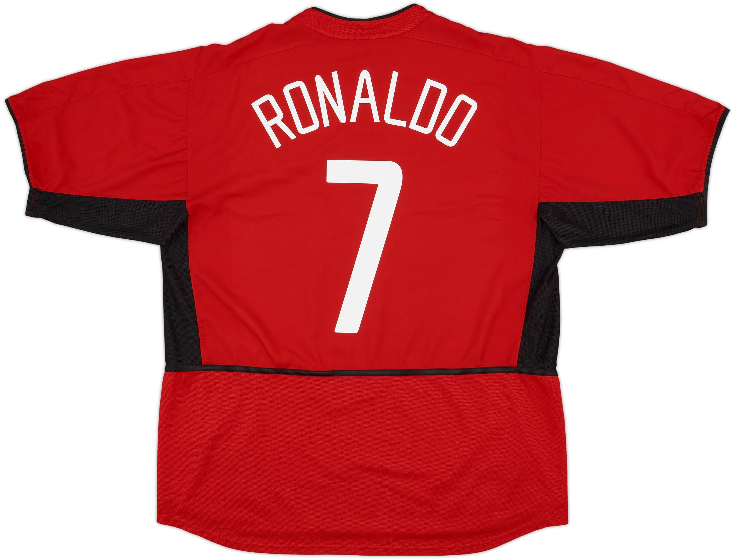 2002-04 Manchester United Home Shirt Ronaldo #7 - 5/10 - (XL)