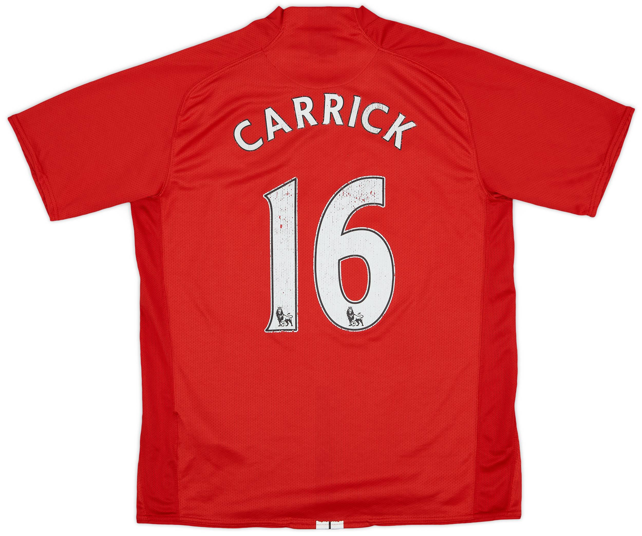 MANCHESTER UNITED 07-09 ホームユニフォーム 2007-09 Manchester United Home Shirt Rooney #10 - 5/10 - (M