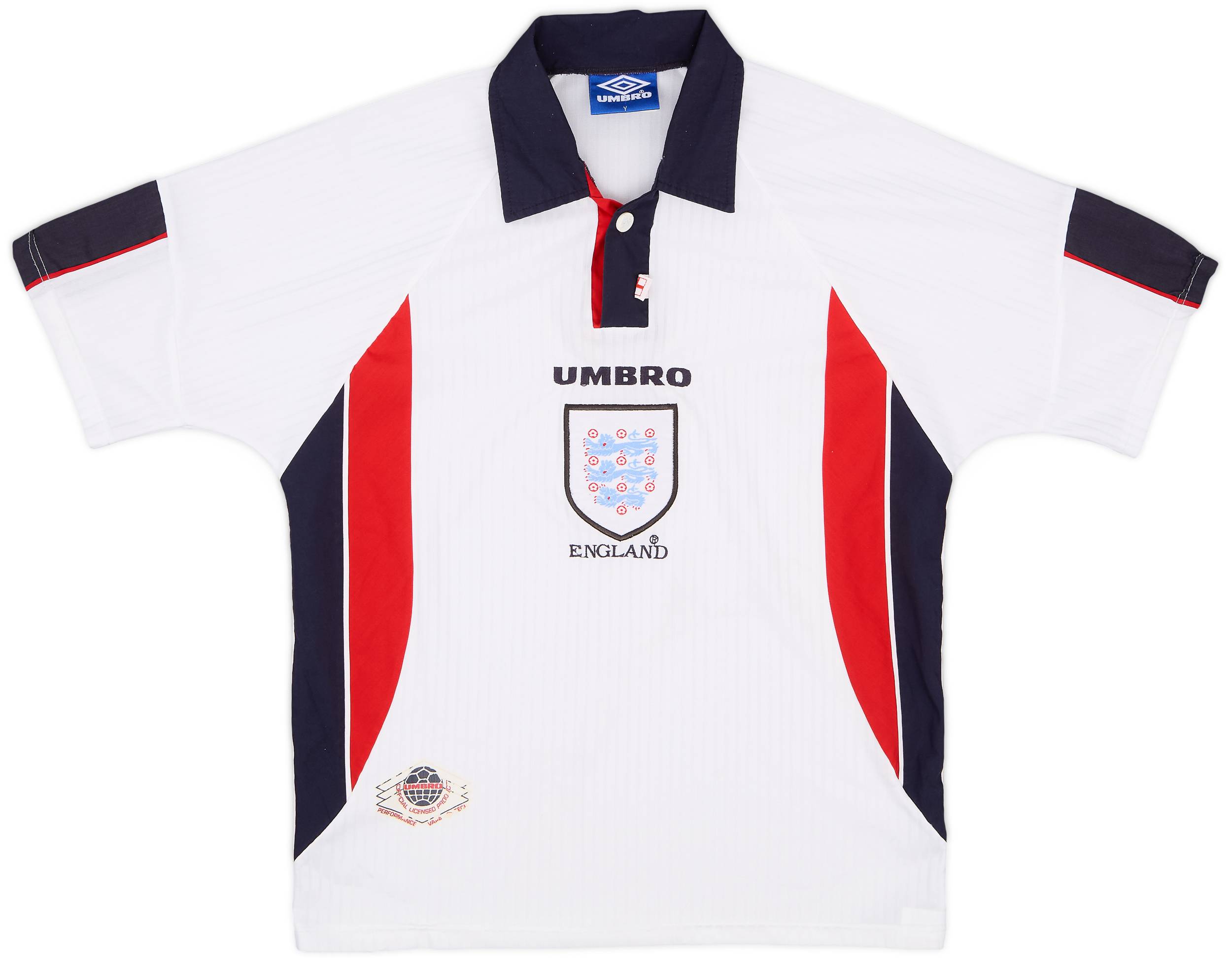 1997-99 England Home Shirt - 7/10 - (Y)