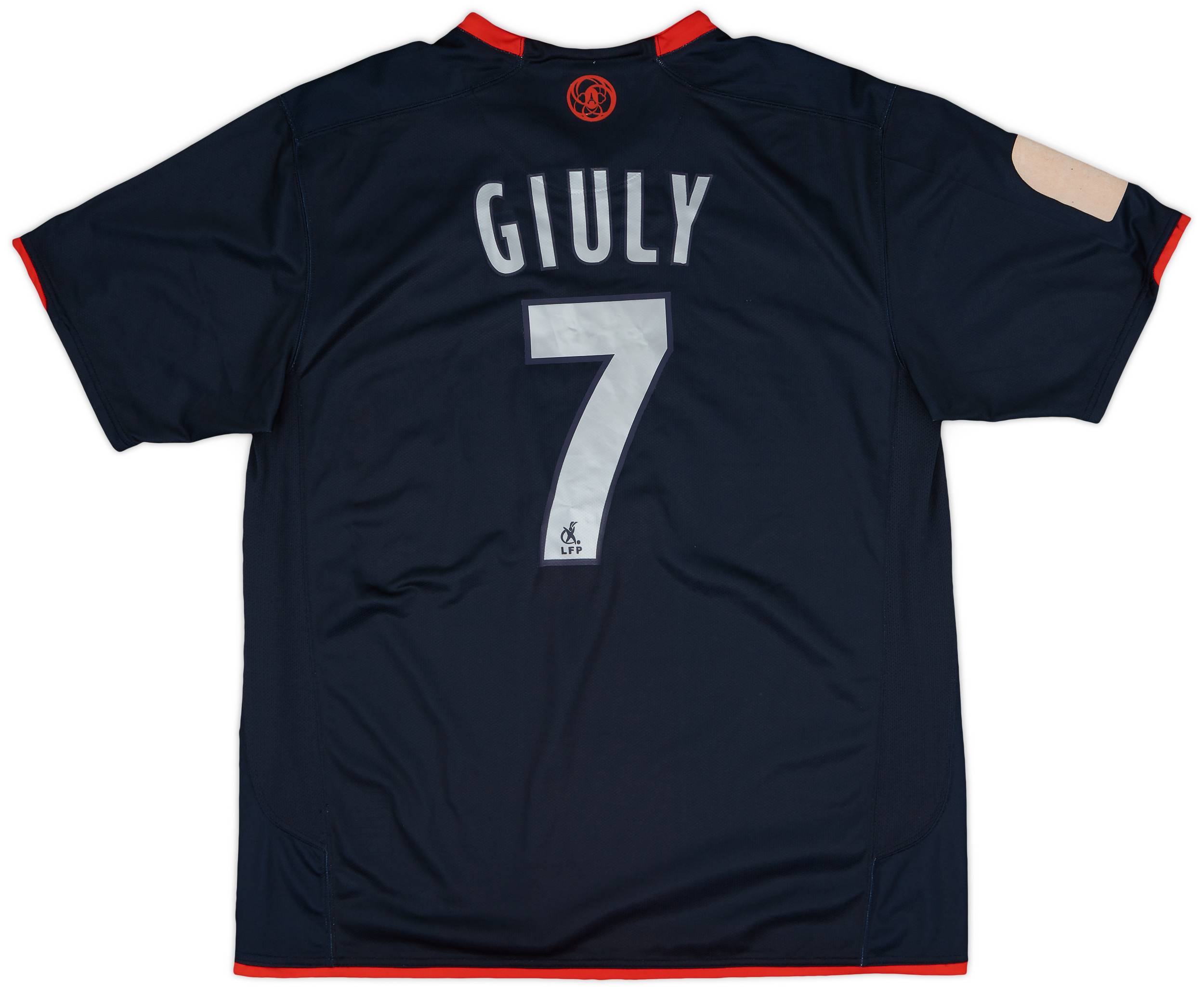 2007-08 Paris Saint-Germain Player Issue Home Shirt Giuly #7 - 9/10 - (XL)