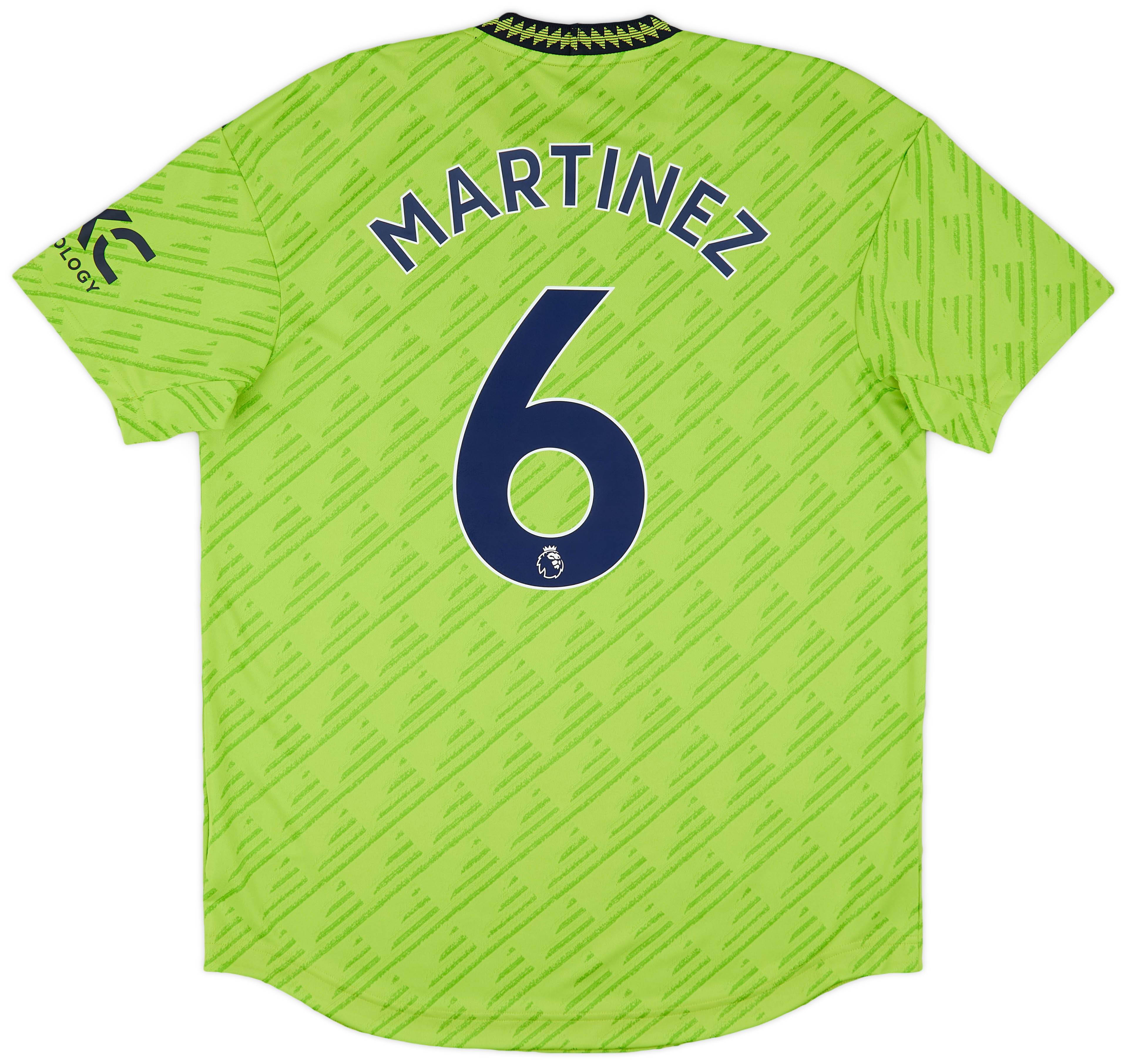 2022-23 Manchester United Authentic Third Shirt Martinez #6