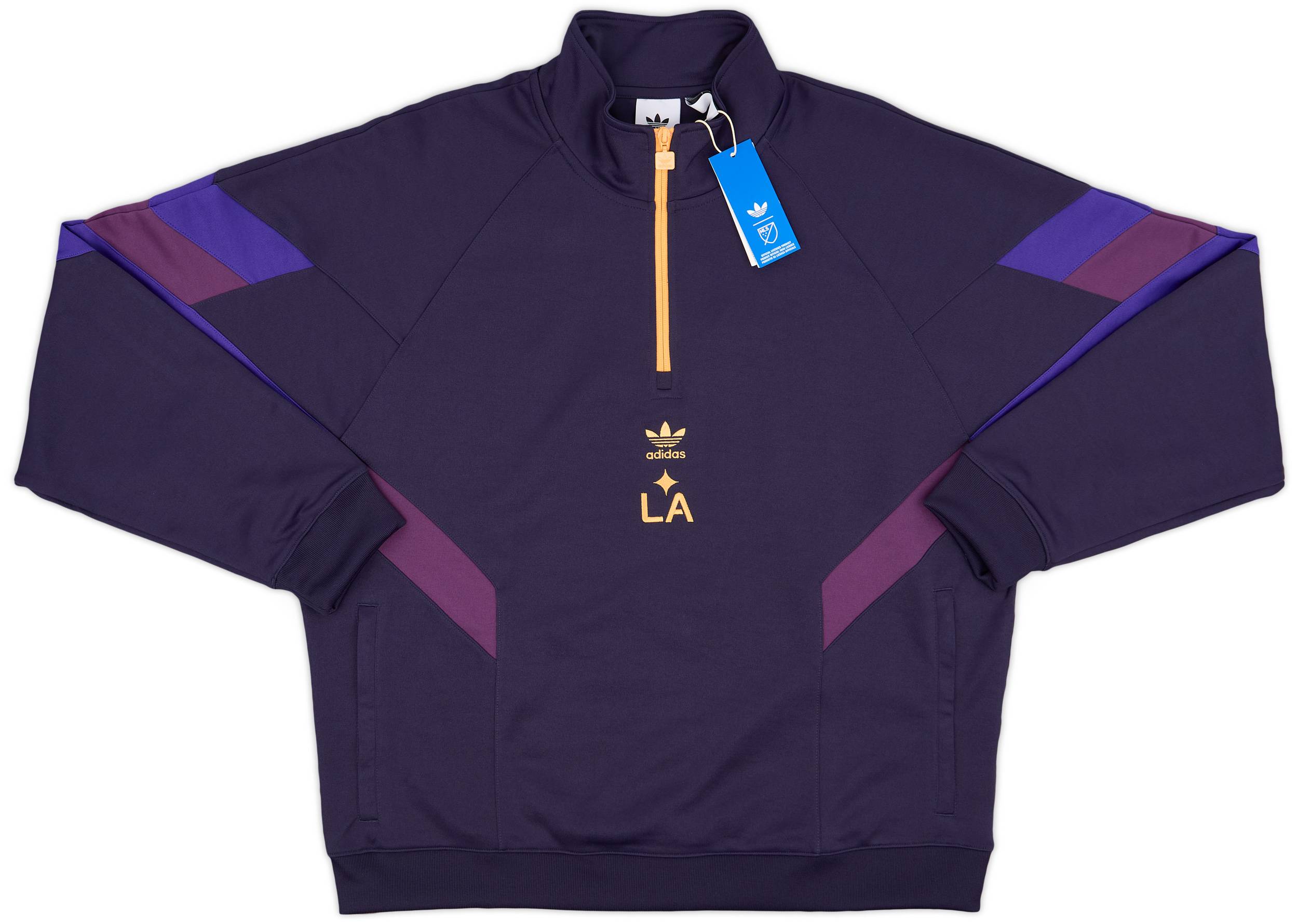 2025 LA Galaxy adidas Originals 1/4 Zip Sweat Top