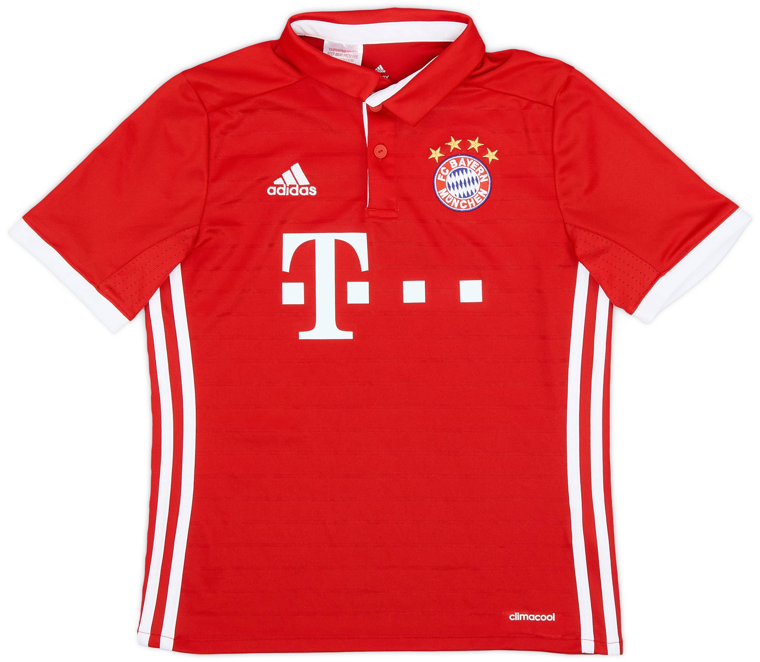 2016-17 Bayern Munich Home Shirt - 9/10 - (M.Boys)