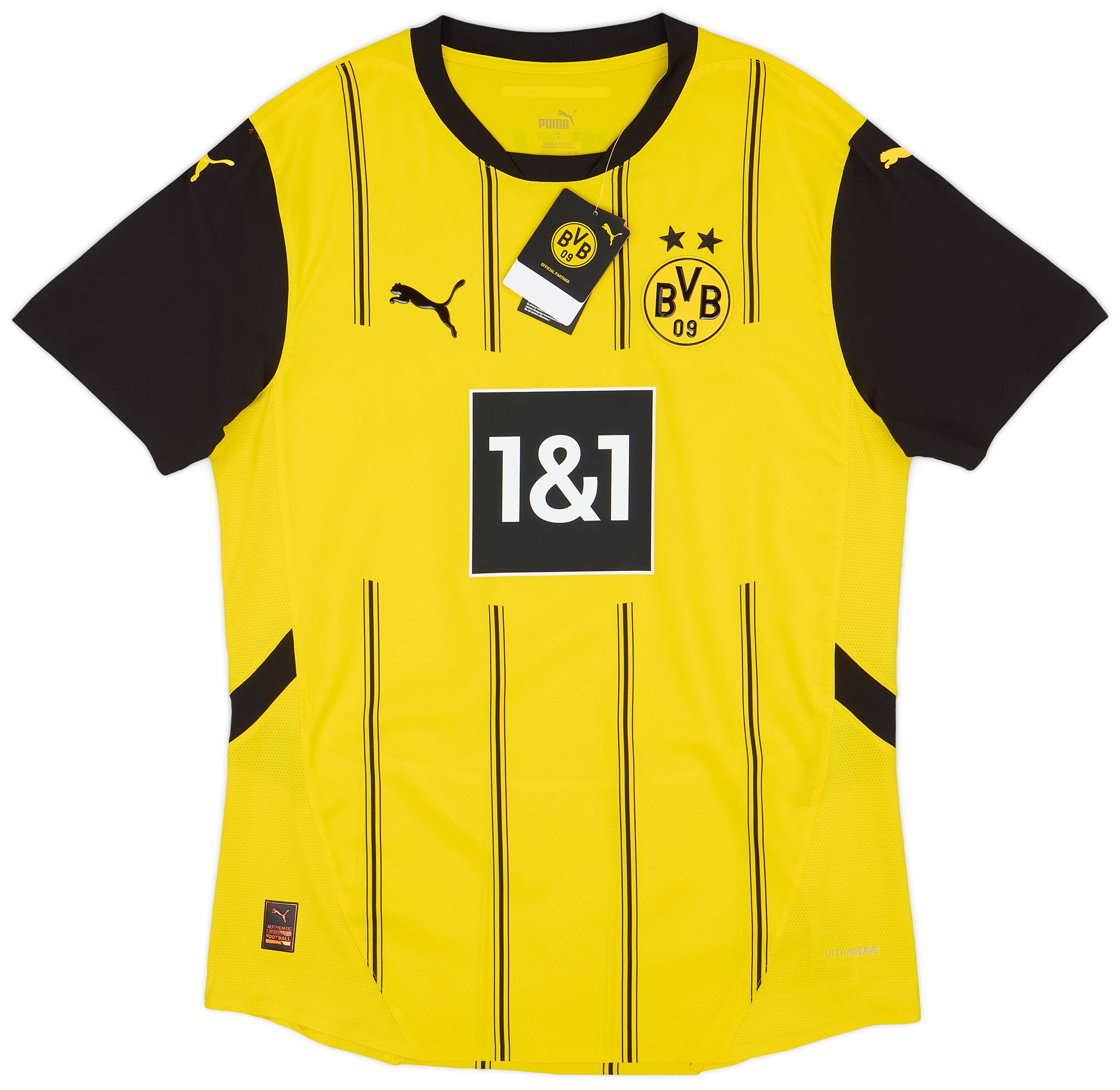 2024-25 Borussia Dortmund Authentic Home Shirt