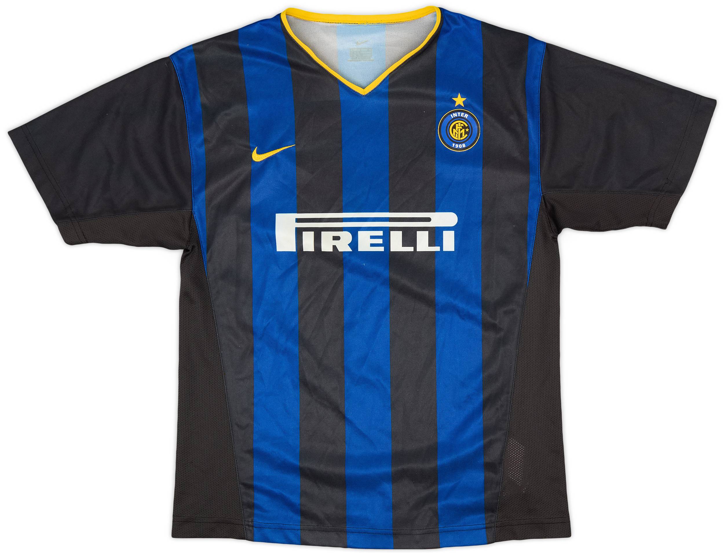 2002-03 Inter Milan Basic Home Shirt - 5/10 - (XL.Boys)