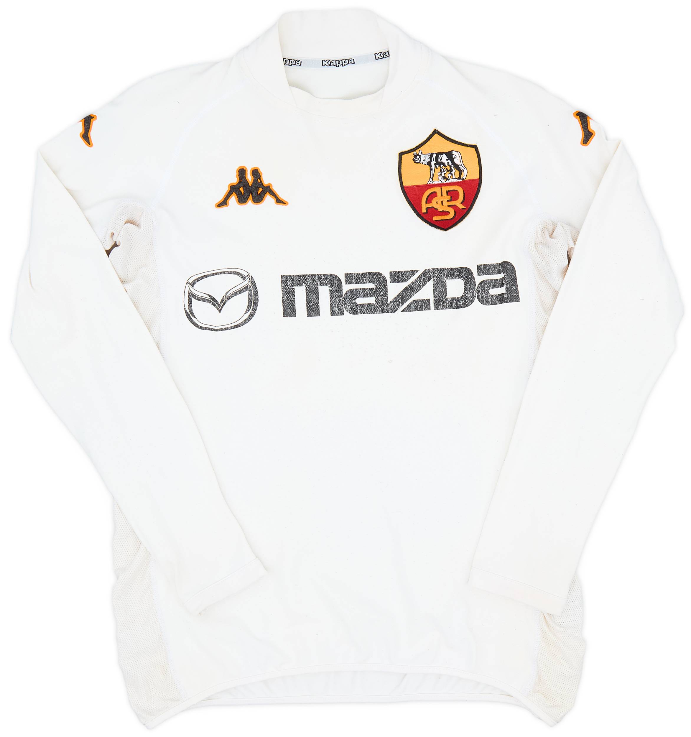 2002-03 Roma Away L/S Shirt - 6/10 - (S)