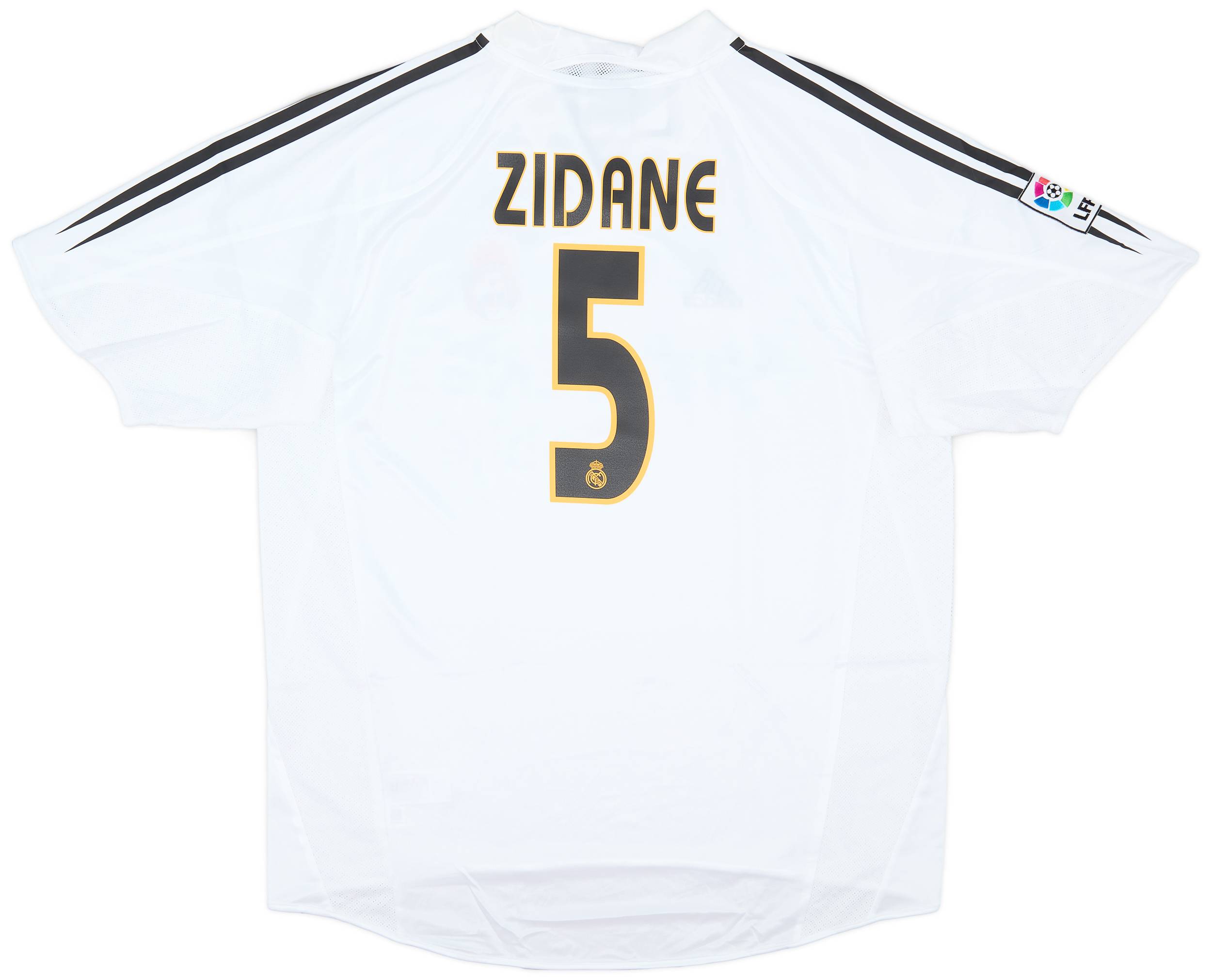 2004-05 Real Madrid Home Shirt Zidane #5 (XL)