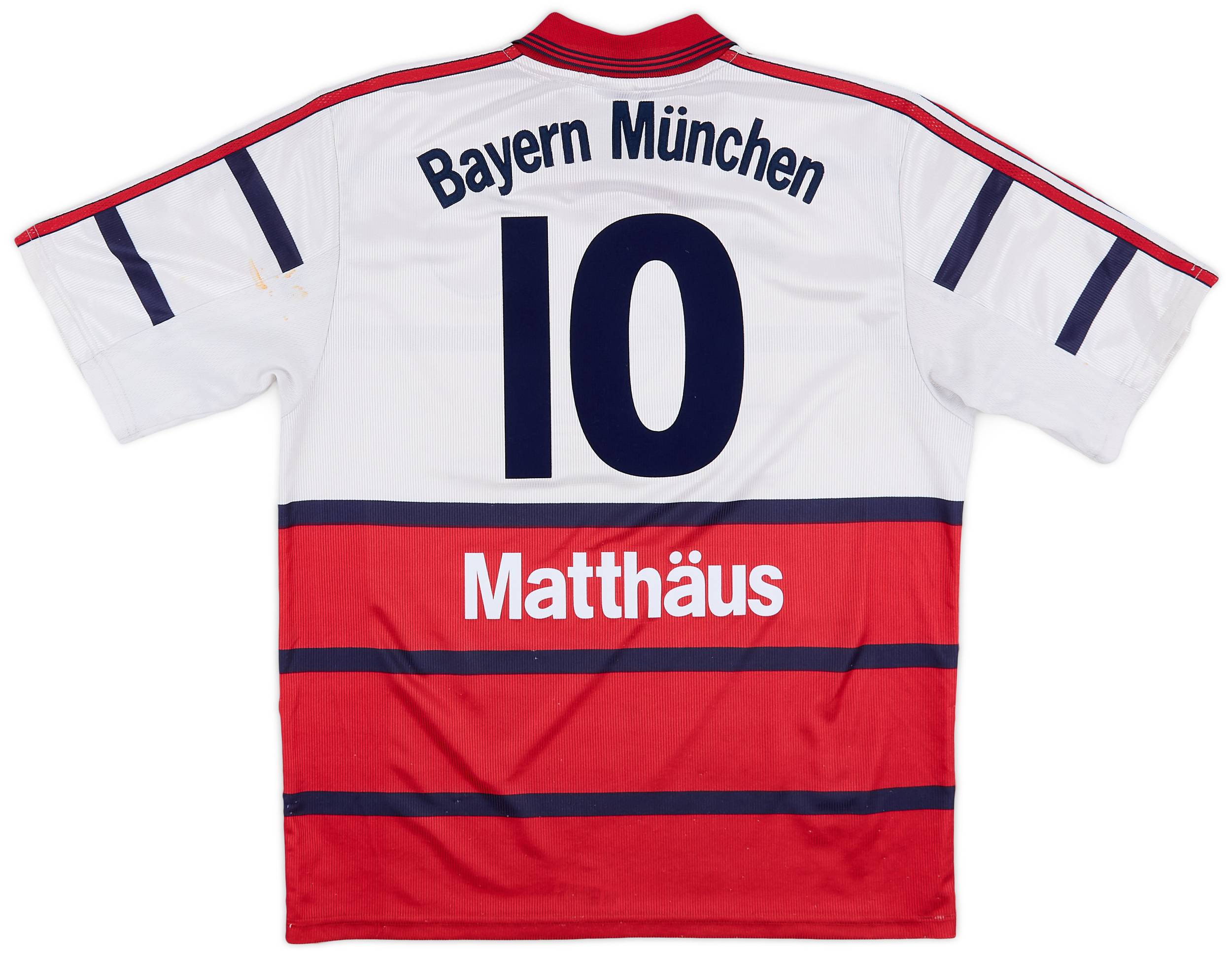 FC Bayern München   98-00 AWAY Matthäus 1998-00 Bayern Munich Away Shirt Matthaus #10 - 6/10 - (M)