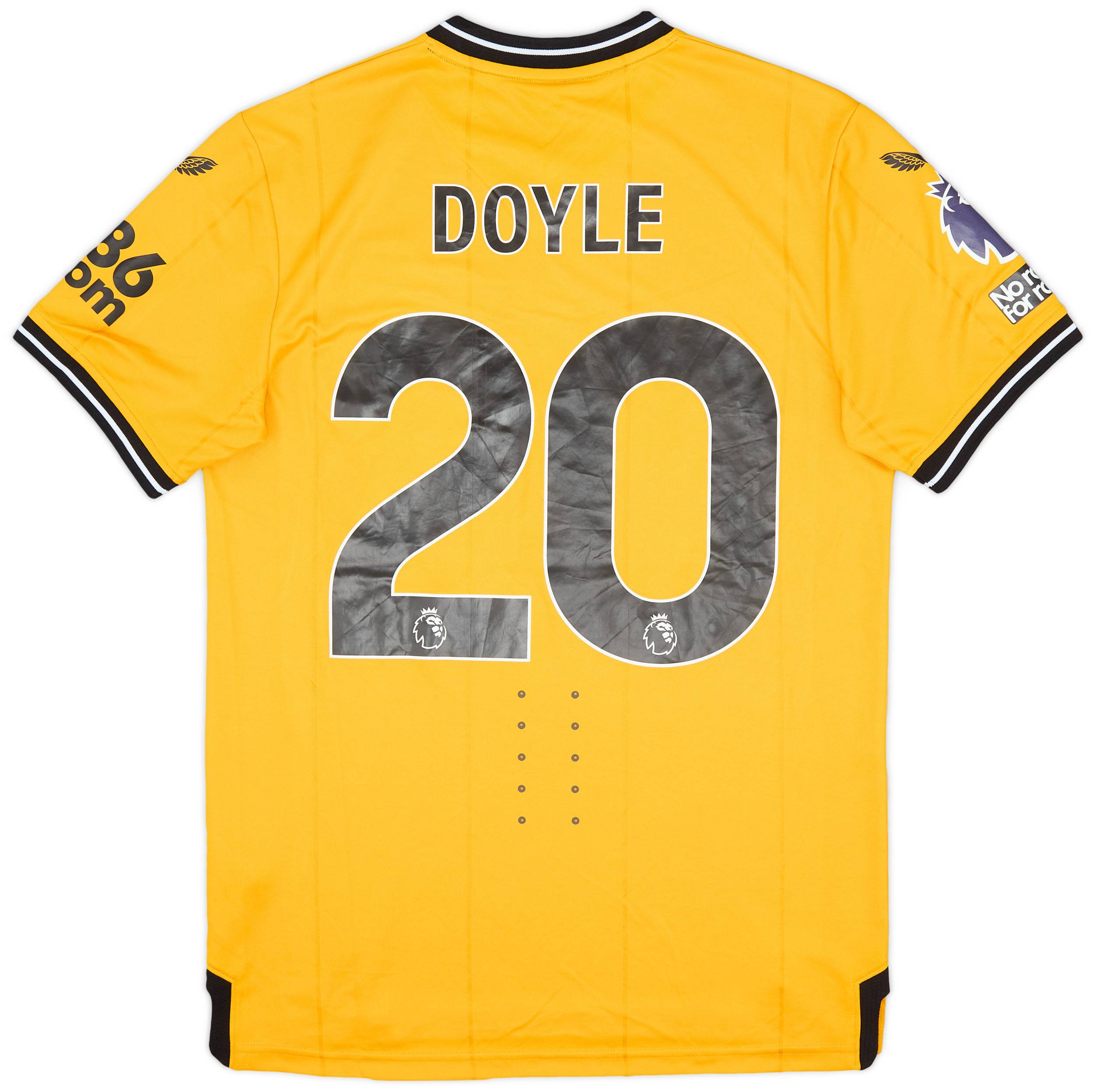 2023-24 Wolves Match Issue Home Shirt Doyle #20