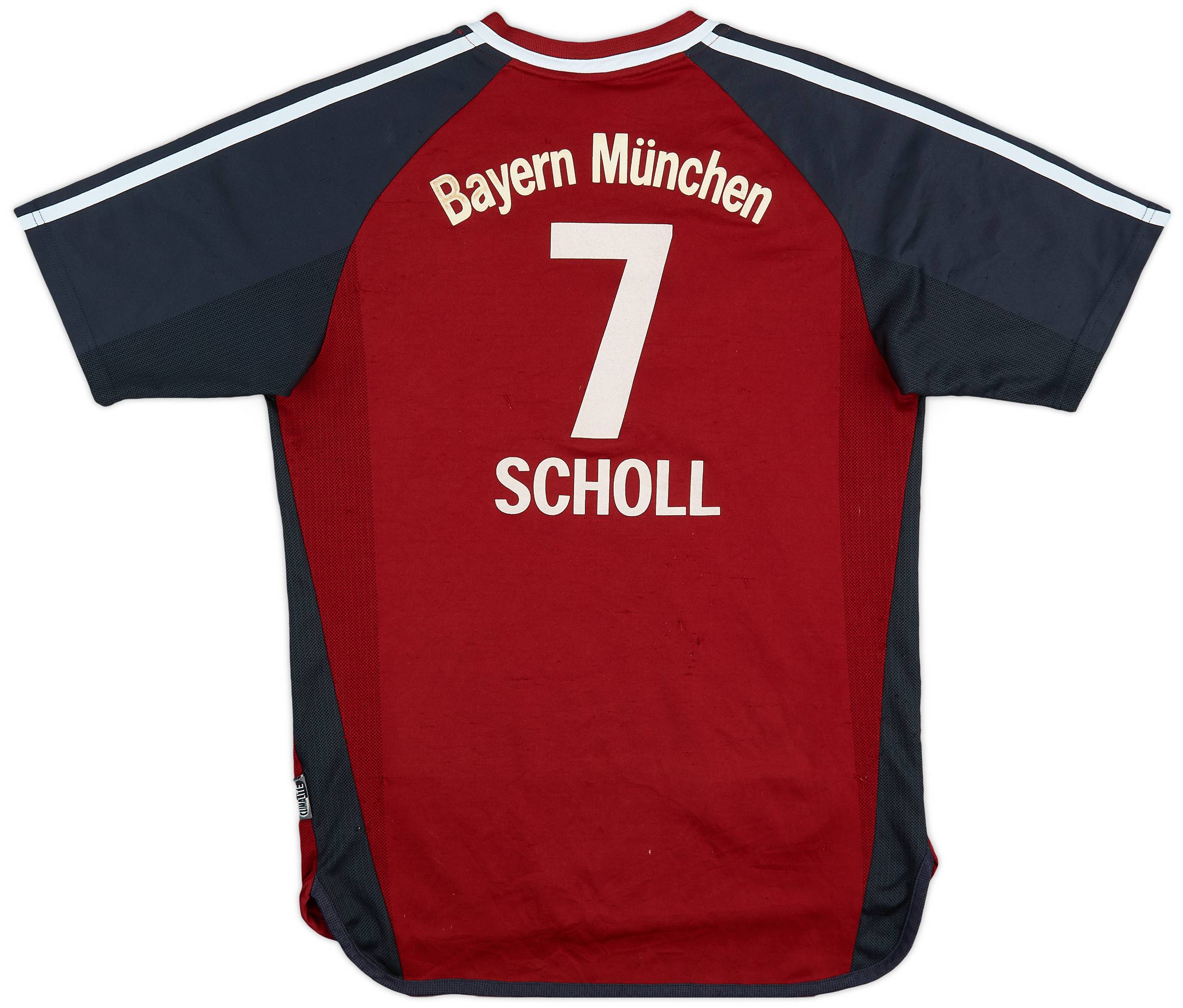 2001-02 Bayern Munich Home Shirt Scholl #7 - 6/10 - (XL.Boys)