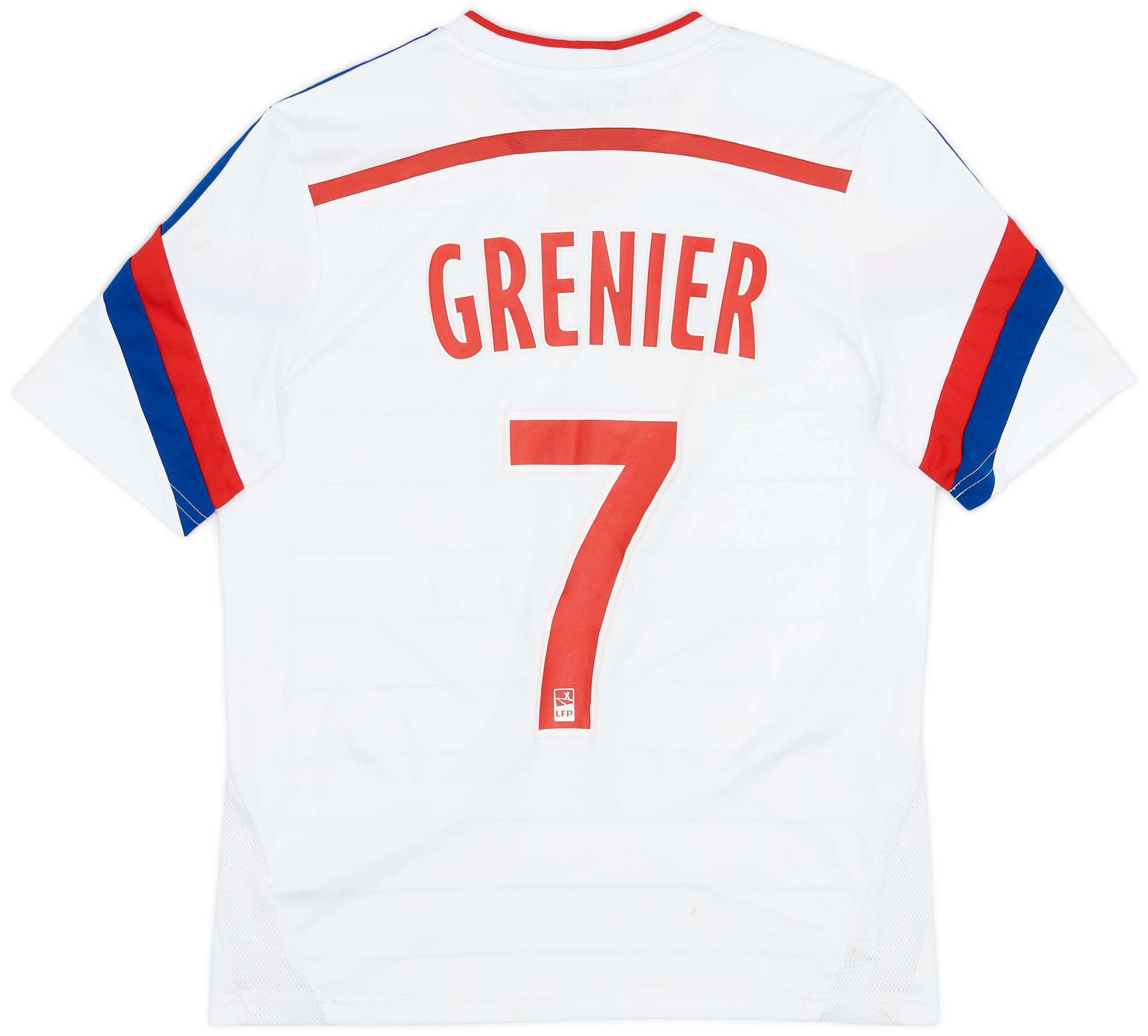 2014-15 Lyon Home Shirt Grenier #7 - 7/10 - (L.Boys)