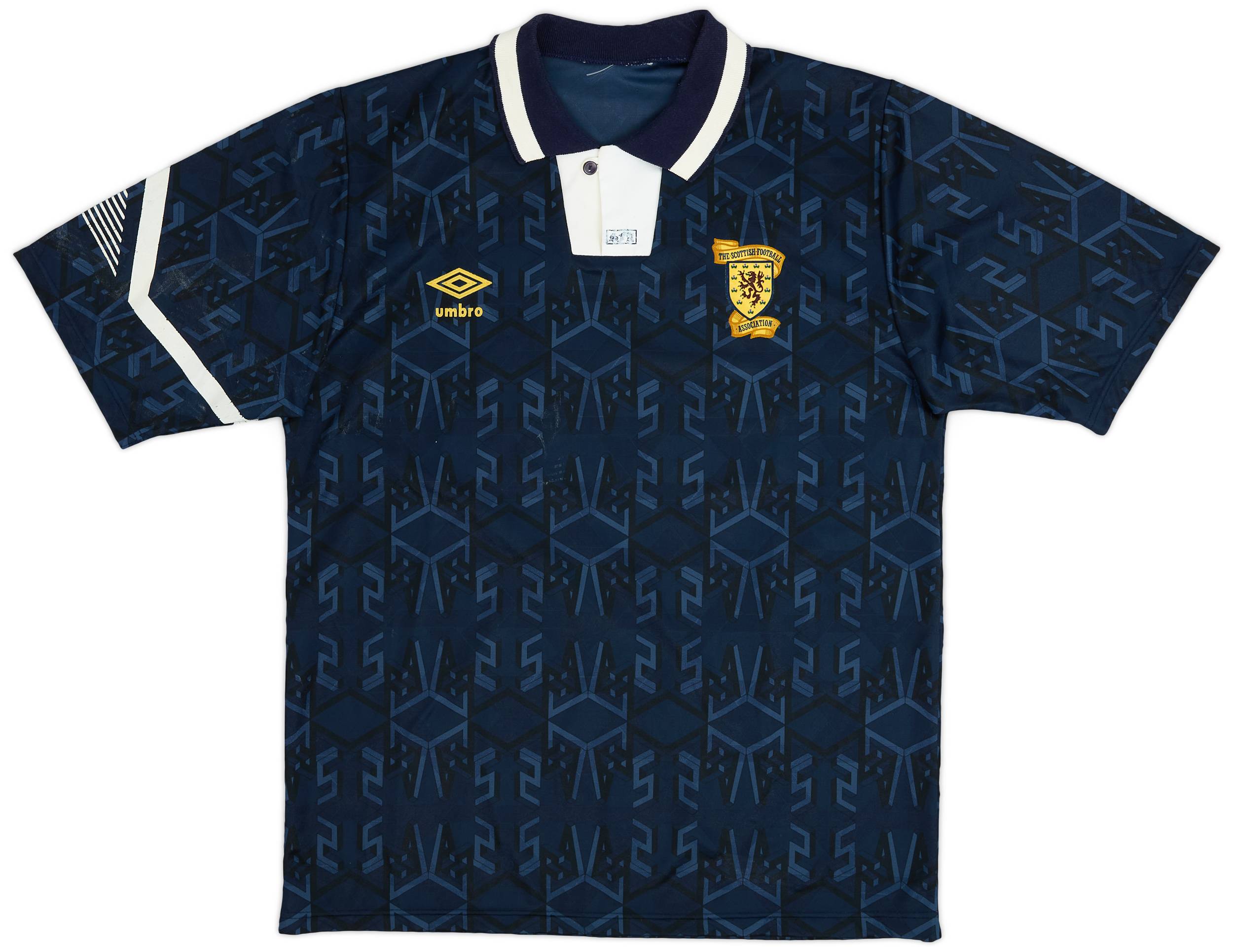 1991-94 Scotland Home Shirt - 7/10 - (M)