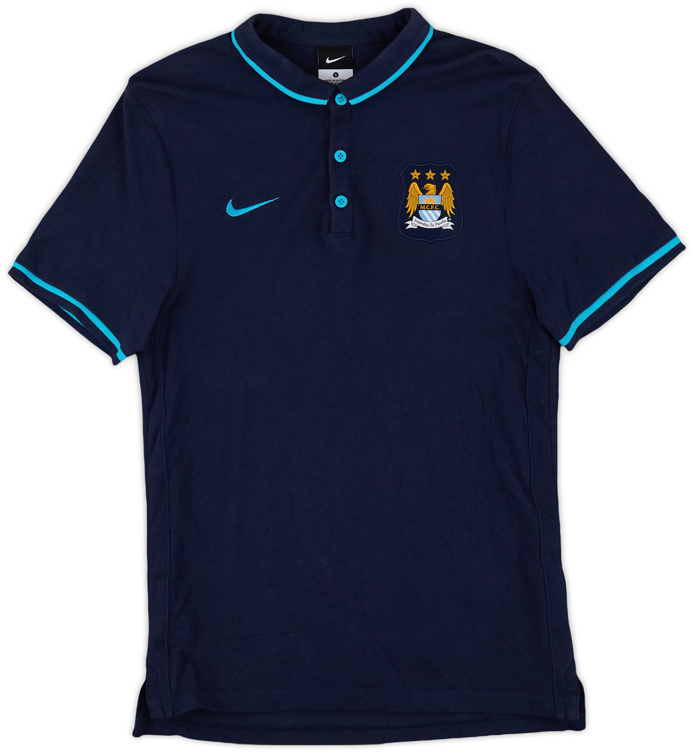 2015-16 Manchester City Nike Polo Shirt - 8/10 - (S)