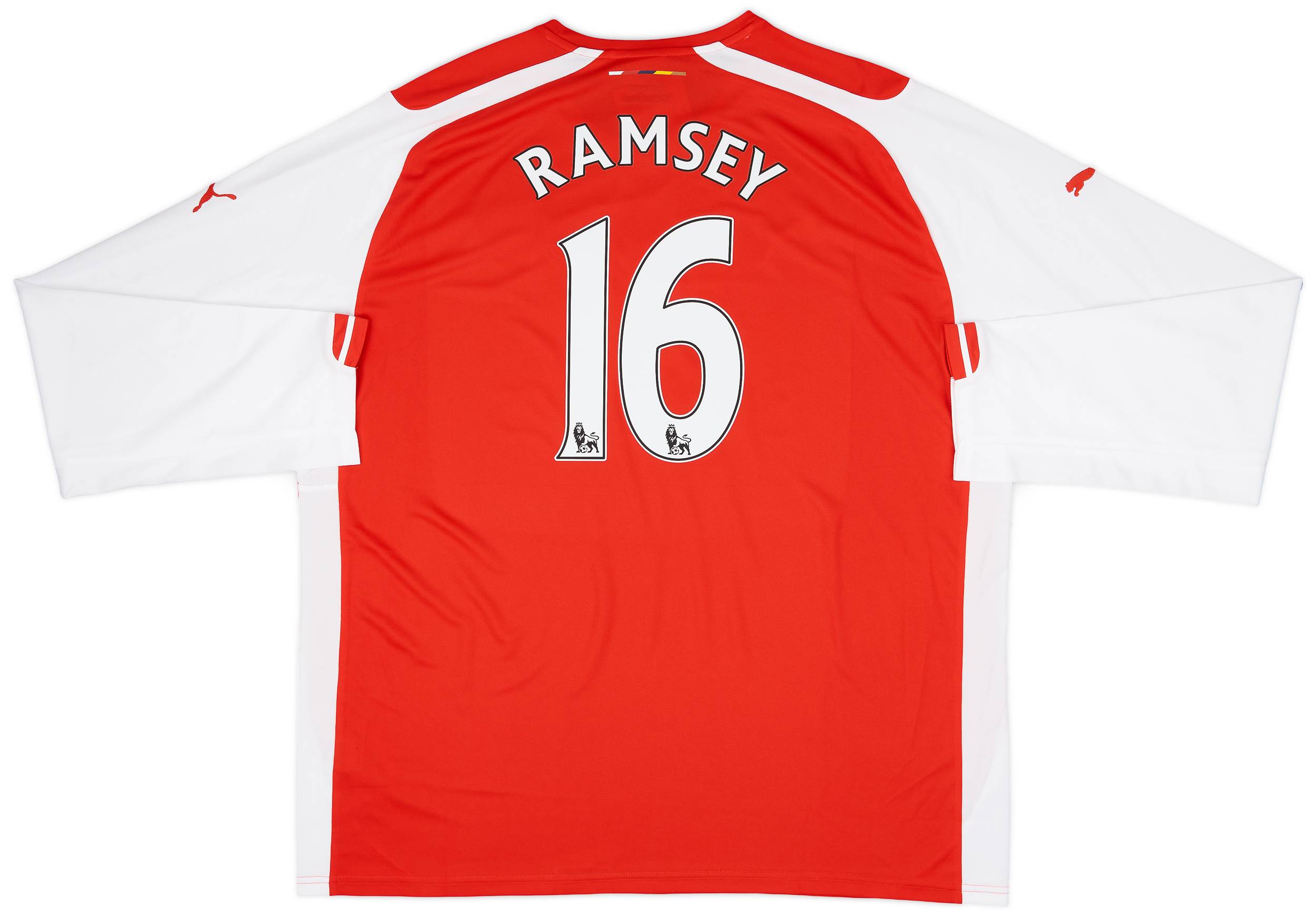 2014-15 Arsenal Home L/S Shirt Ramsey #16 (3XL)