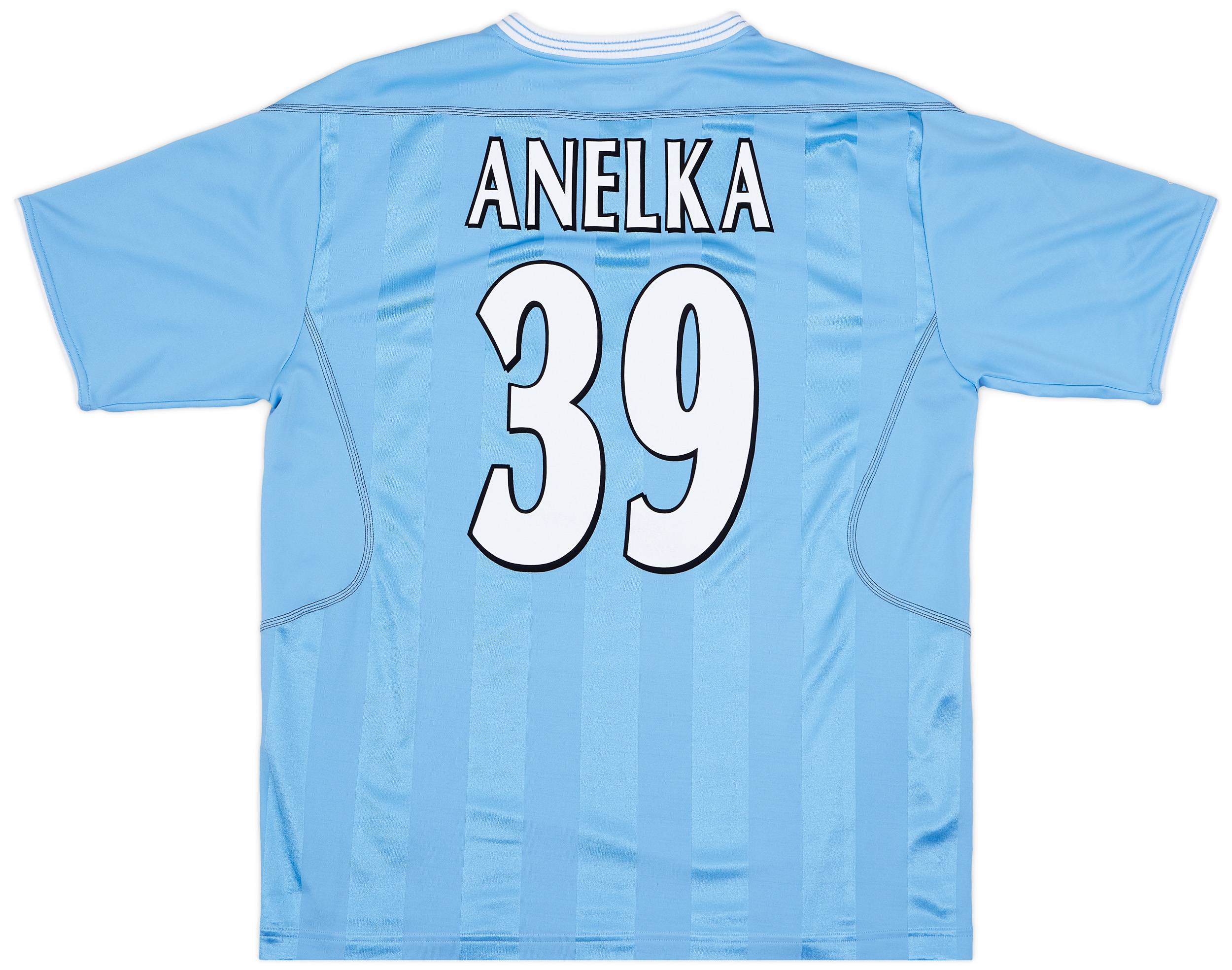 2003-04 Manchester City Home Shirt Anelka #39 - 9/10 - (L)