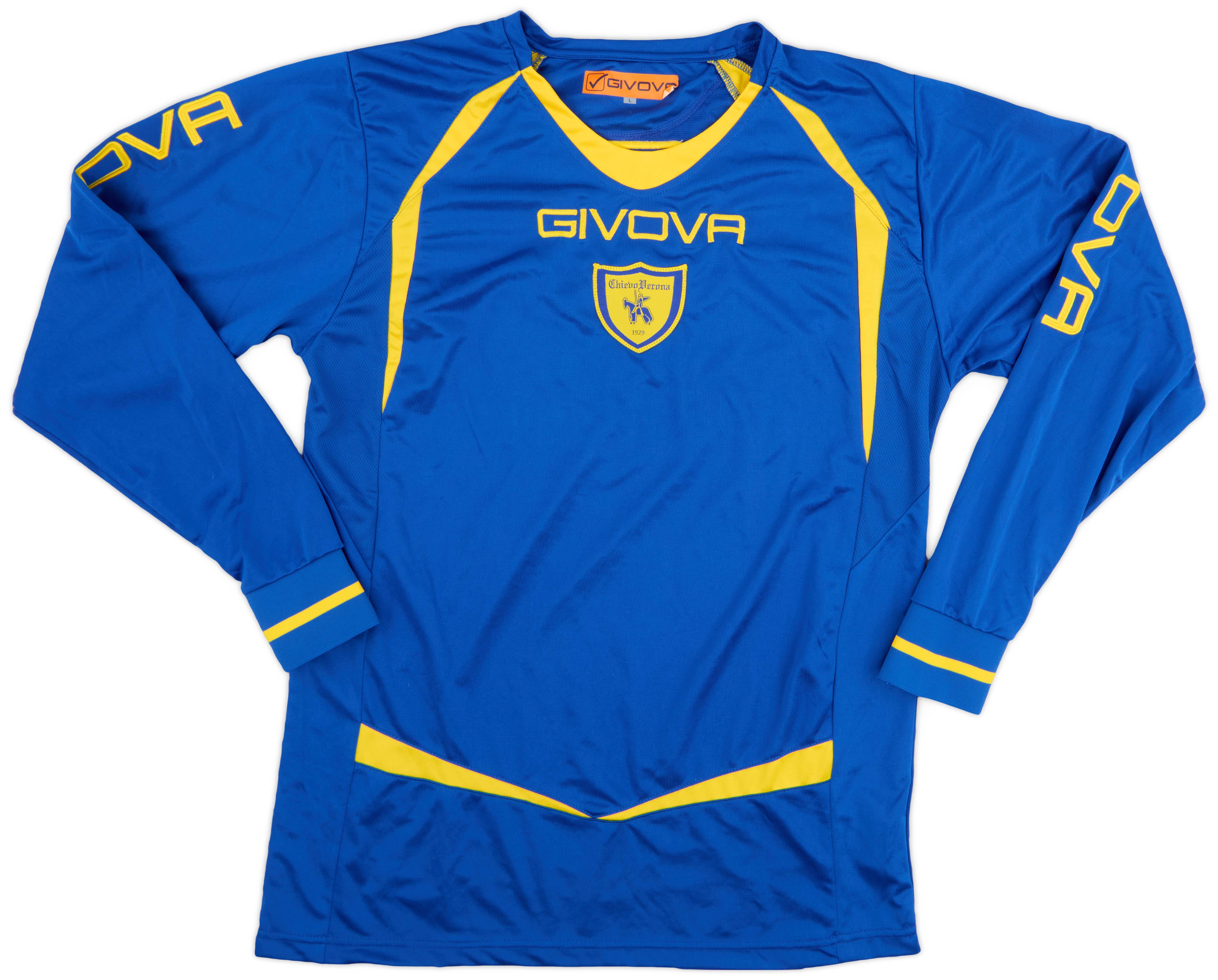 2009-10 Chievo Verona Givova Training L/S Shirt - 8/10 - (L)