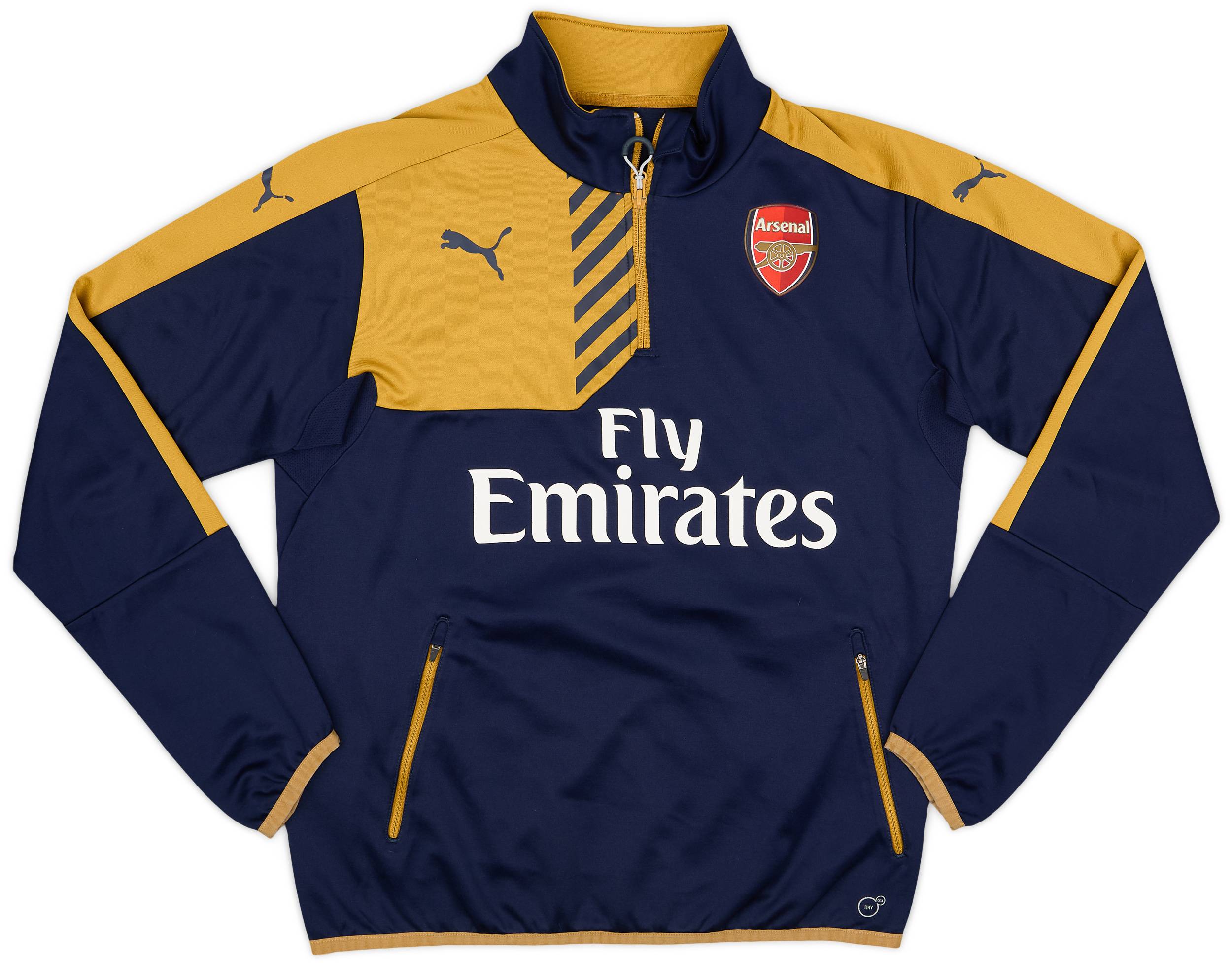 2015-16 Arsenal Puma 1/4 Zip Drill Top - 6/10 - (L)
