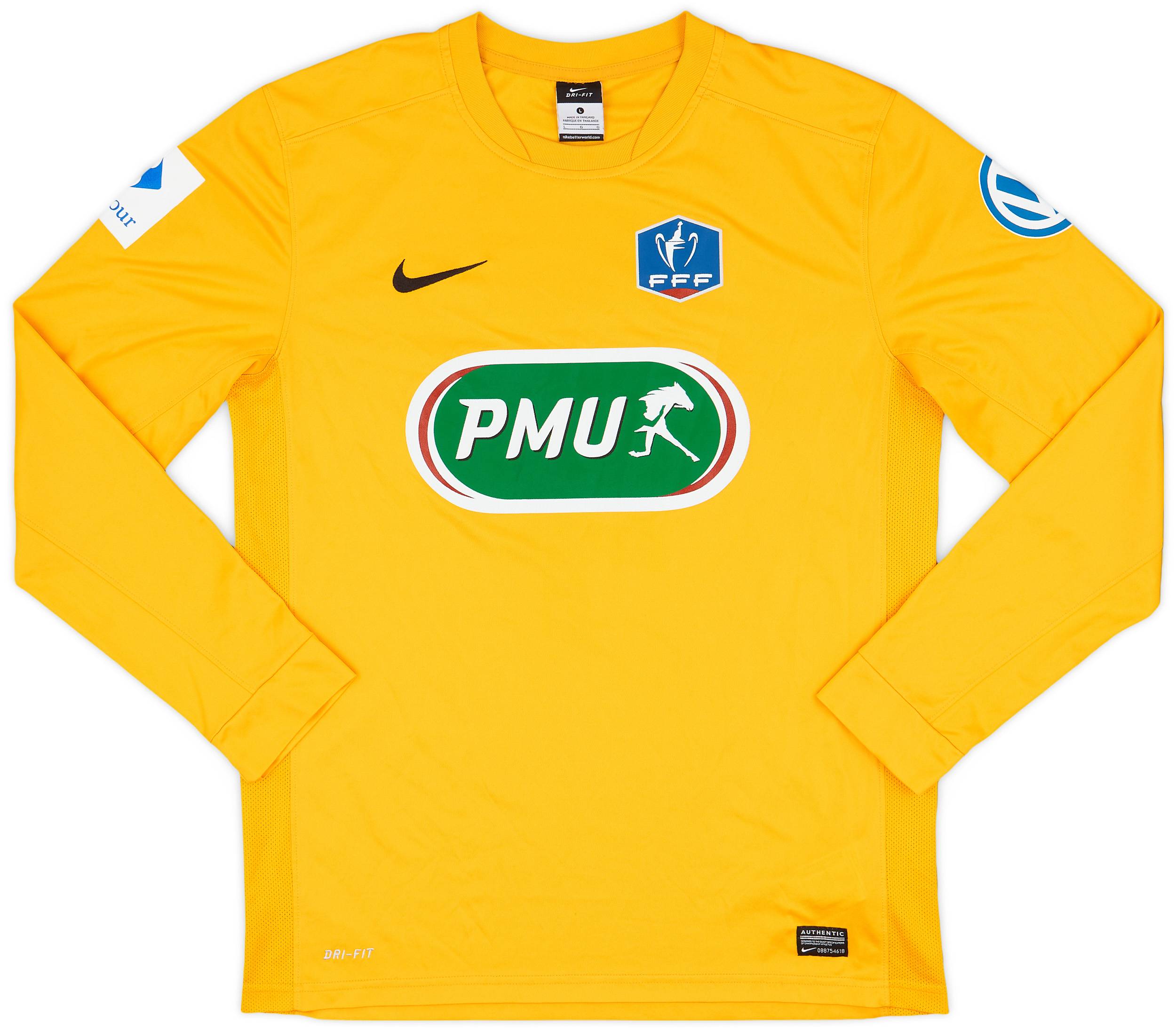2014-15 Coupe de France L/S Shirt #4 - 9/10 - (L)