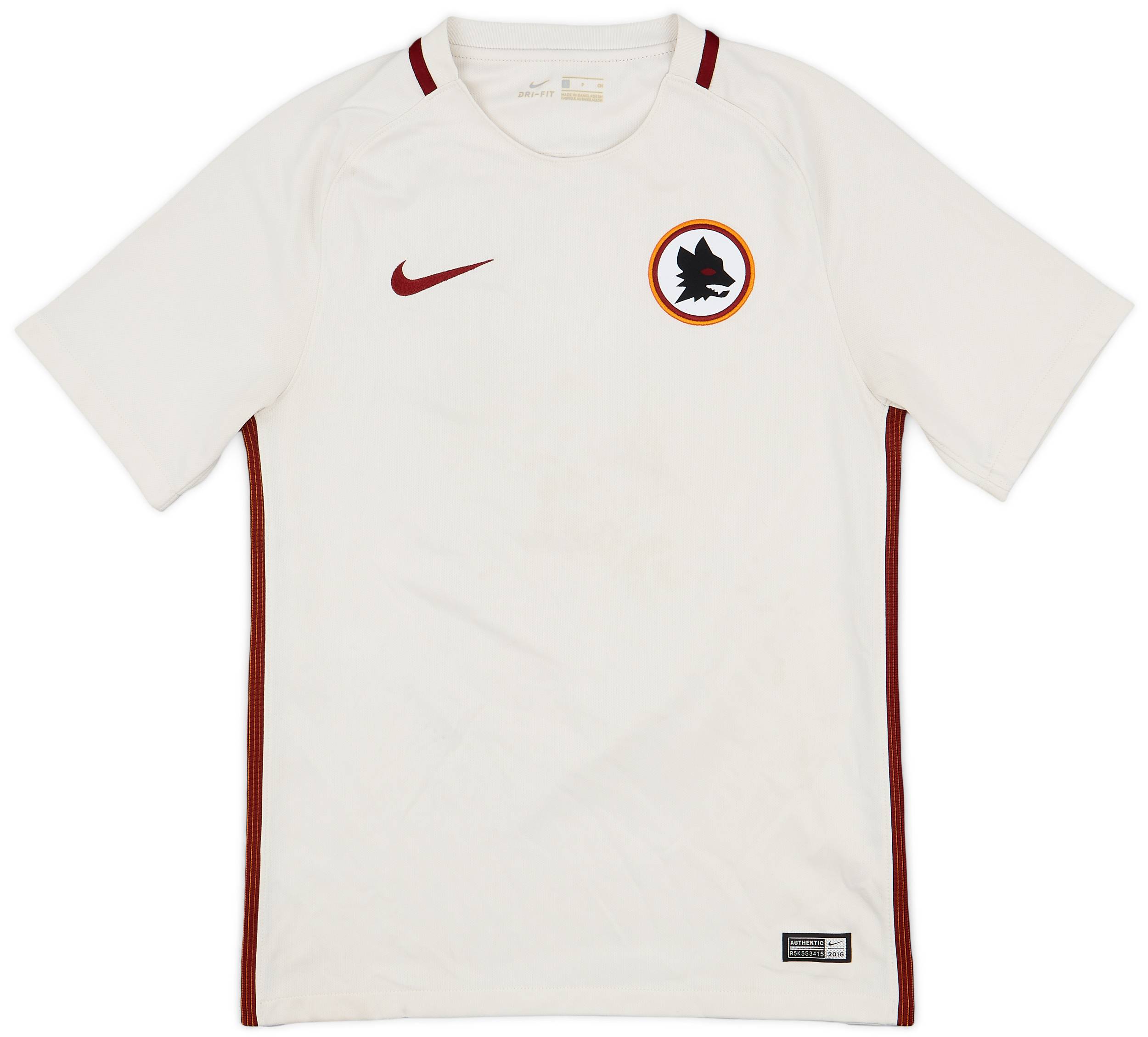 2016-17 Roma Away Shirt Totti #10 - 5/10 - (S)