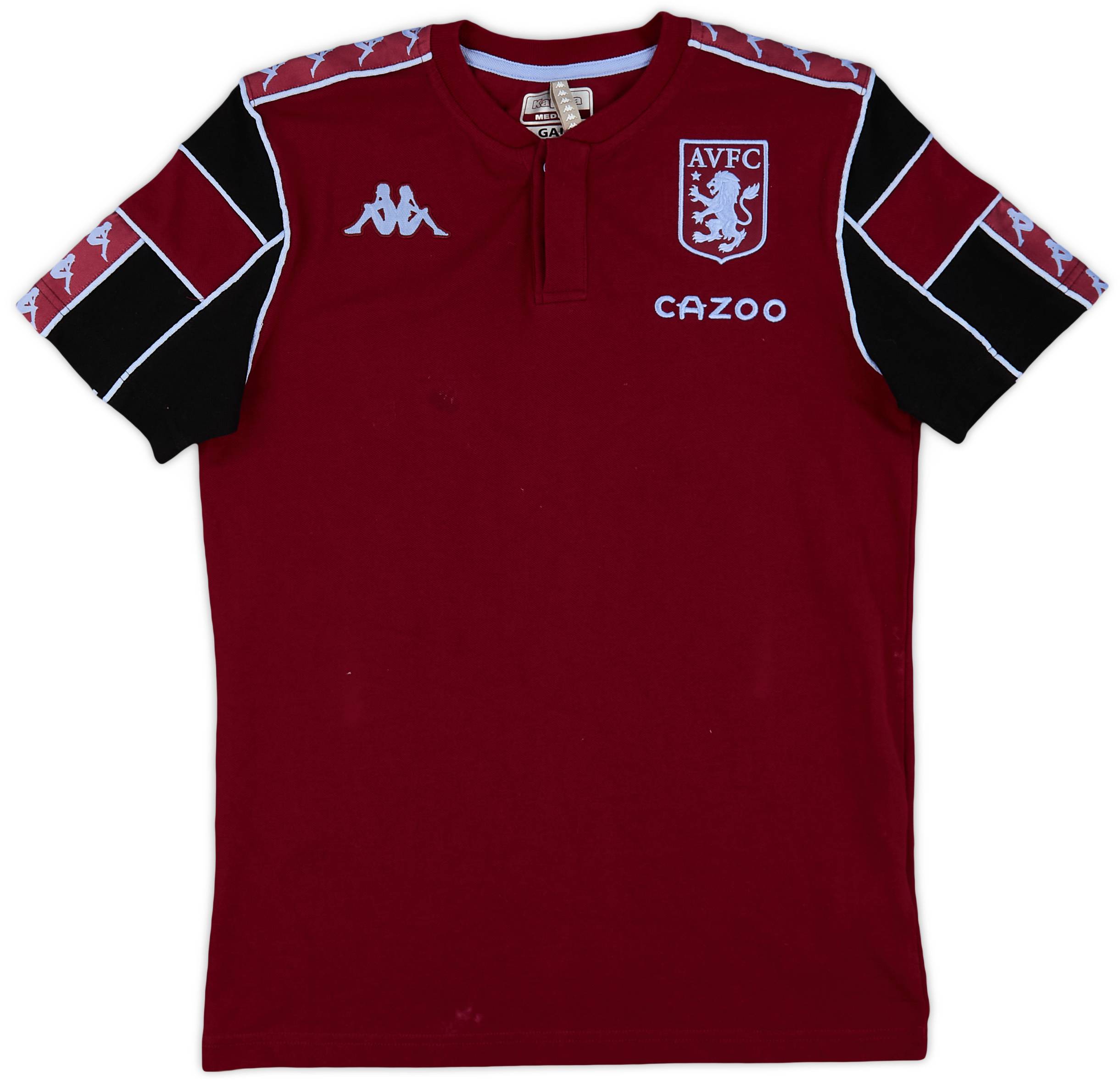 2020-21 Aston Villa Kappa Polo Shirt - 9/10 - (M)