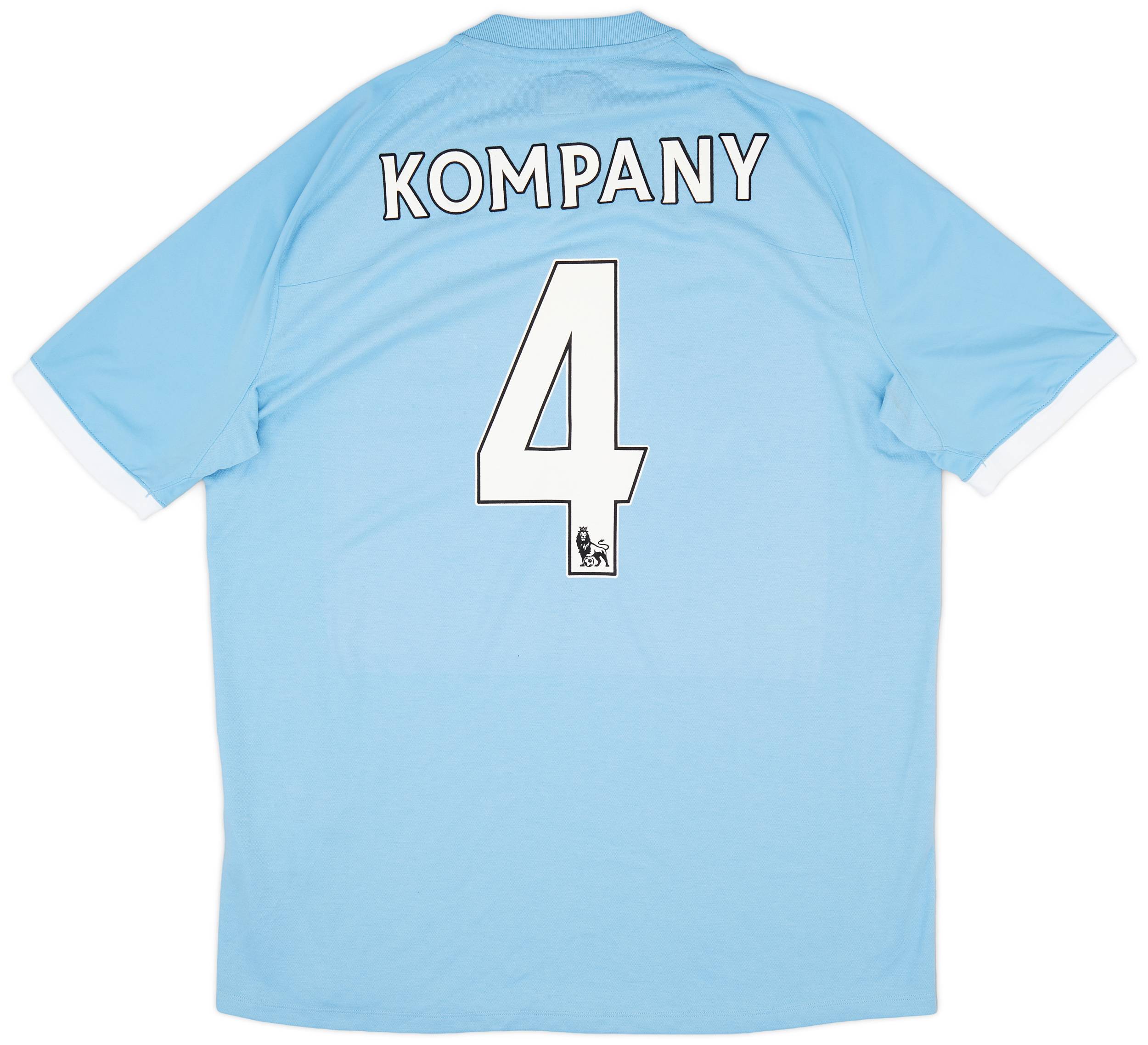 2010-11 Manchester City 'FA Cup Winners' Home Shirt Kompany #4 (XL)