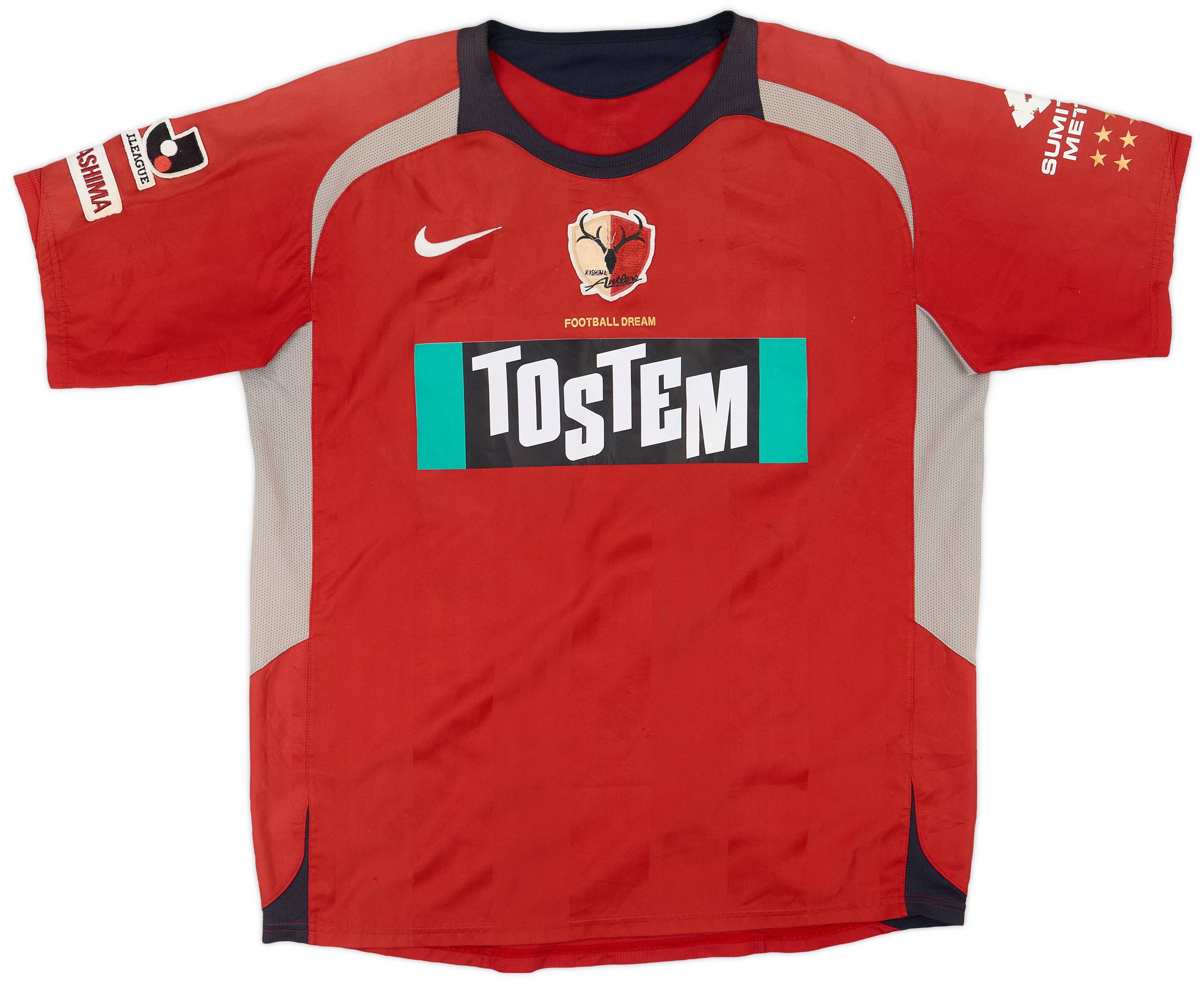 2006-07 Kashima Antlers Home Shirt - 8/10 - (L)