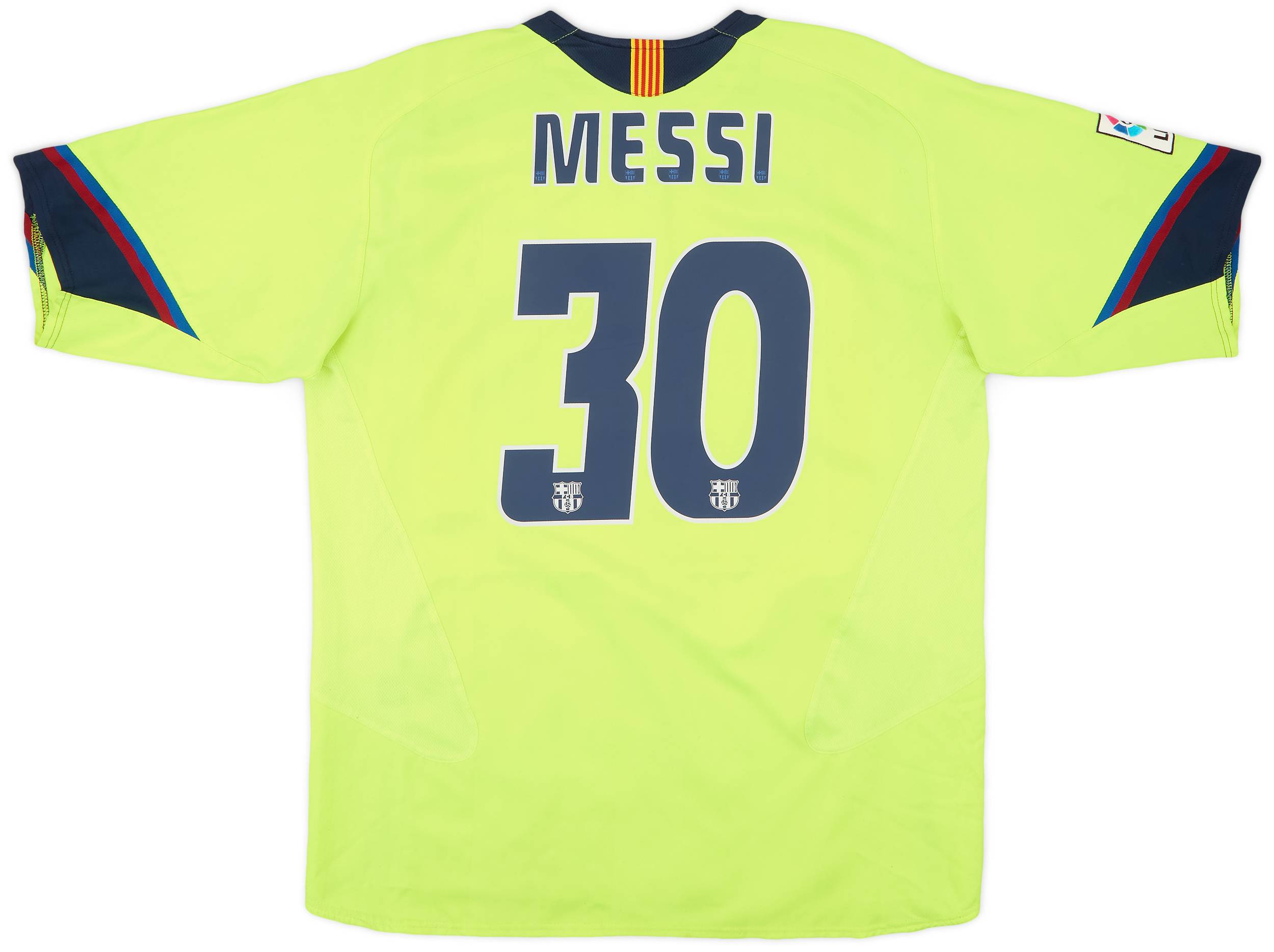 2005-06 Barcelona Away Shirt Messi #30 - 5/10 - (XL)
