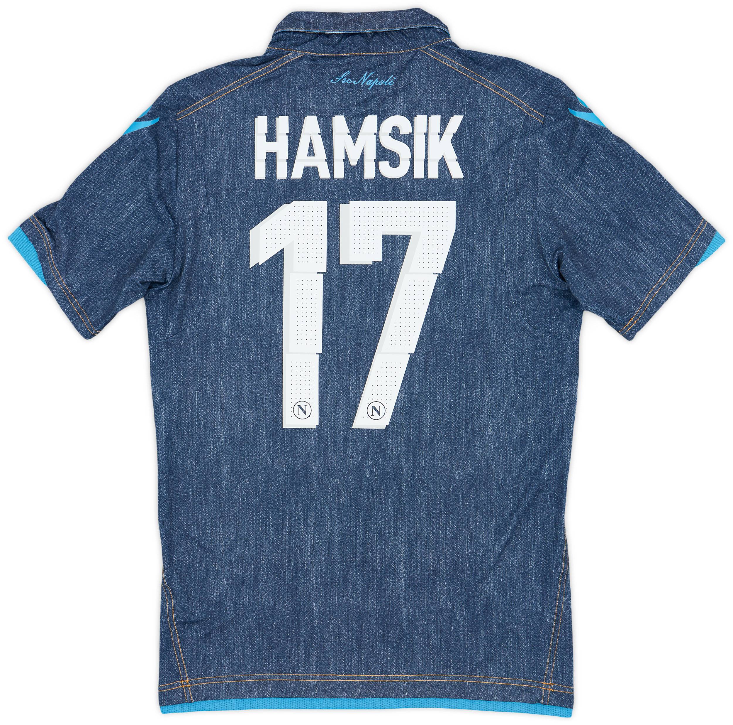 2014-15 Napoli Away Shirt Hamsik #17 - 6/10 - (L)