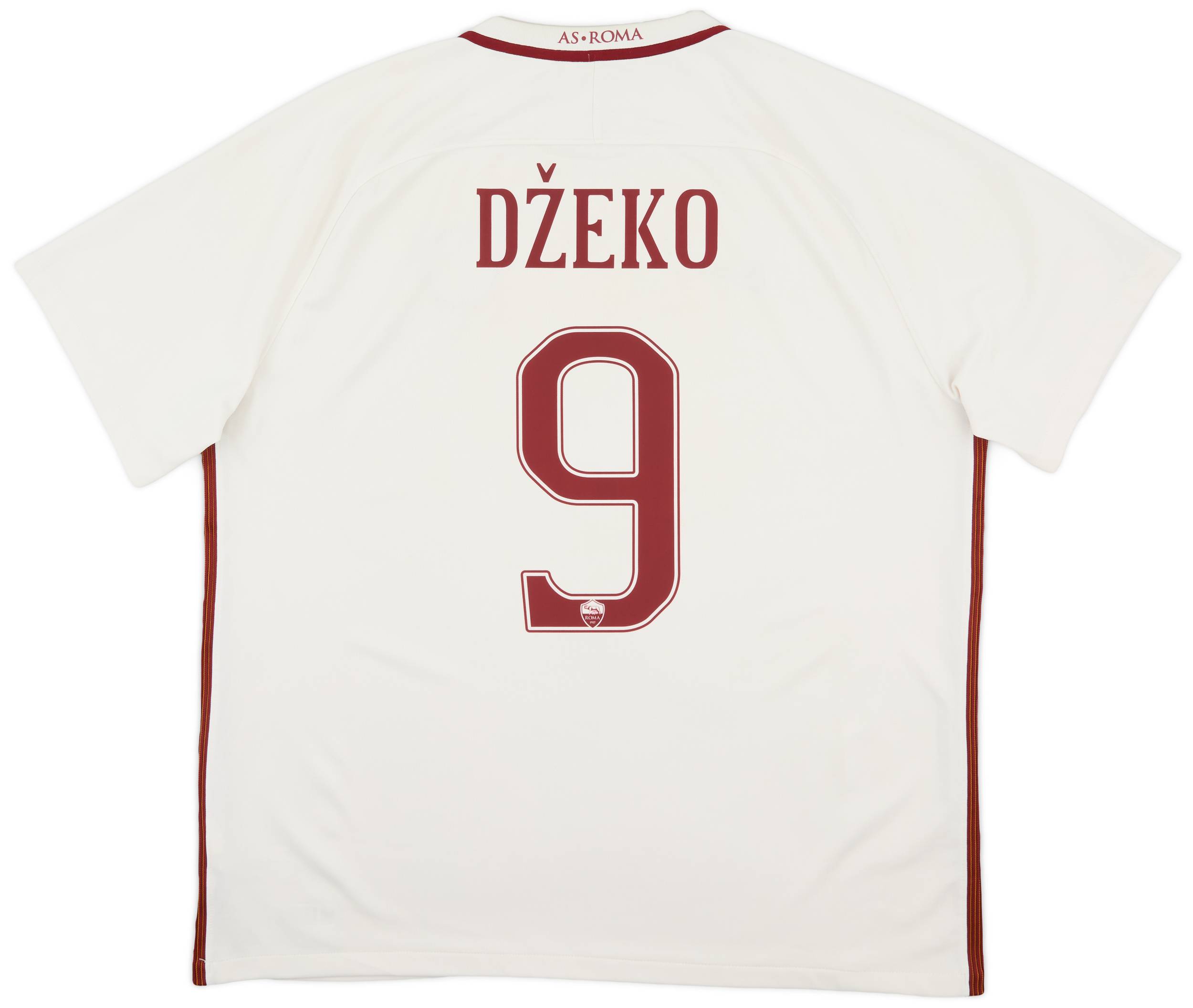 2016-17 Roma Away Shirt Dzeko #9 - 7/10 - (XXL)