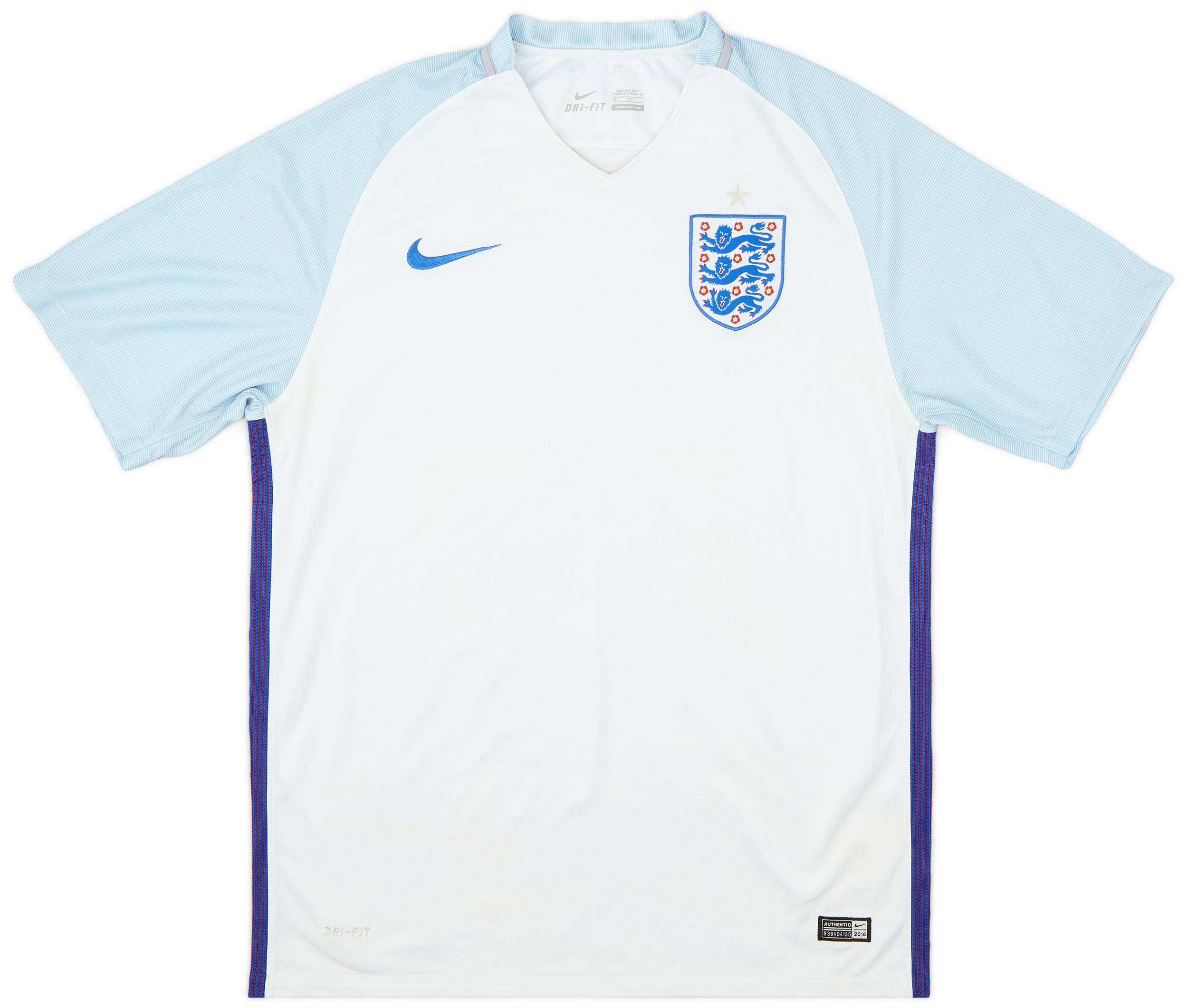 2016-17 England Home Shirt - 5/10 - (XL)