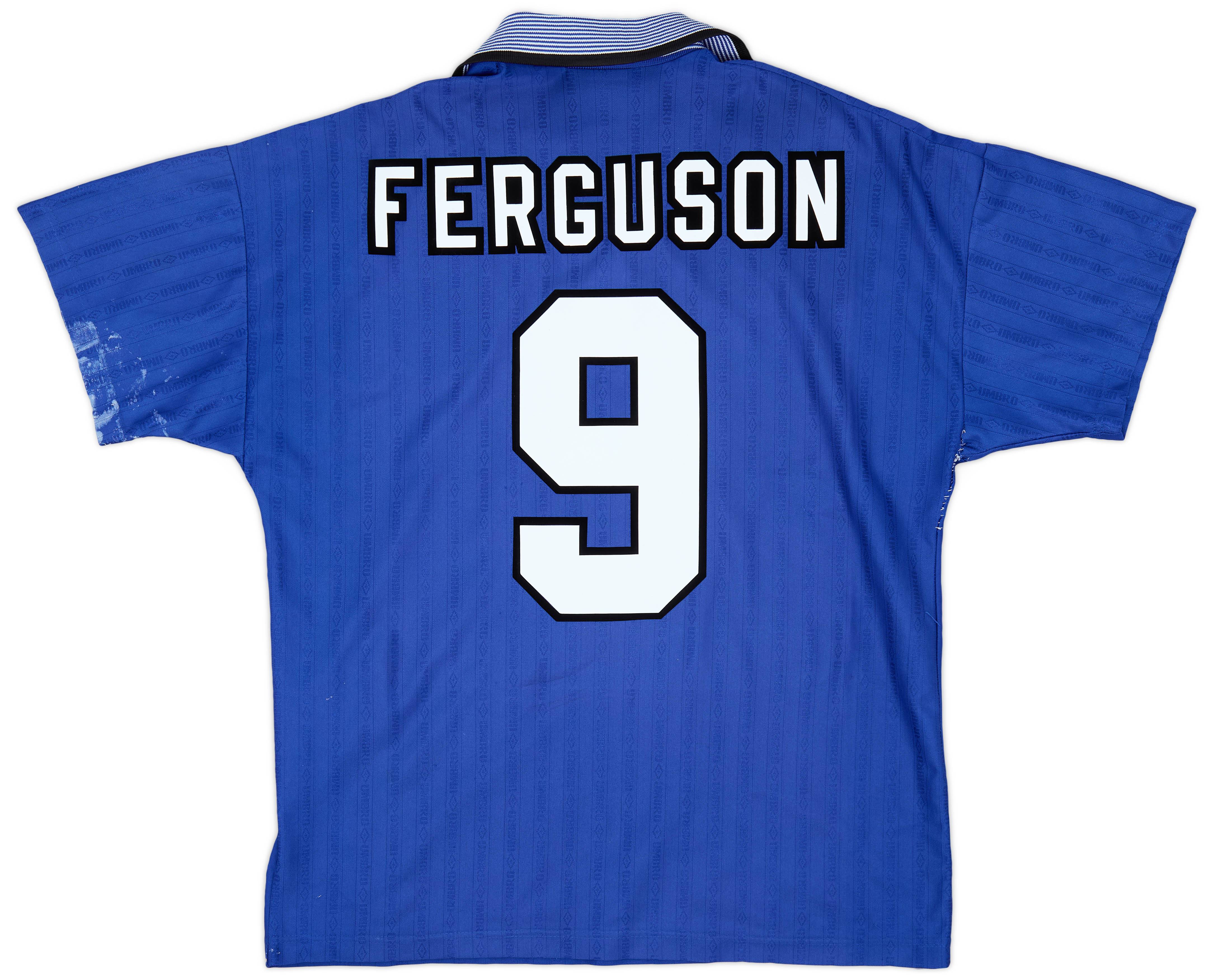 1995-97 Everton Home Shirt Ferguson #9 - 4/10 - (L)