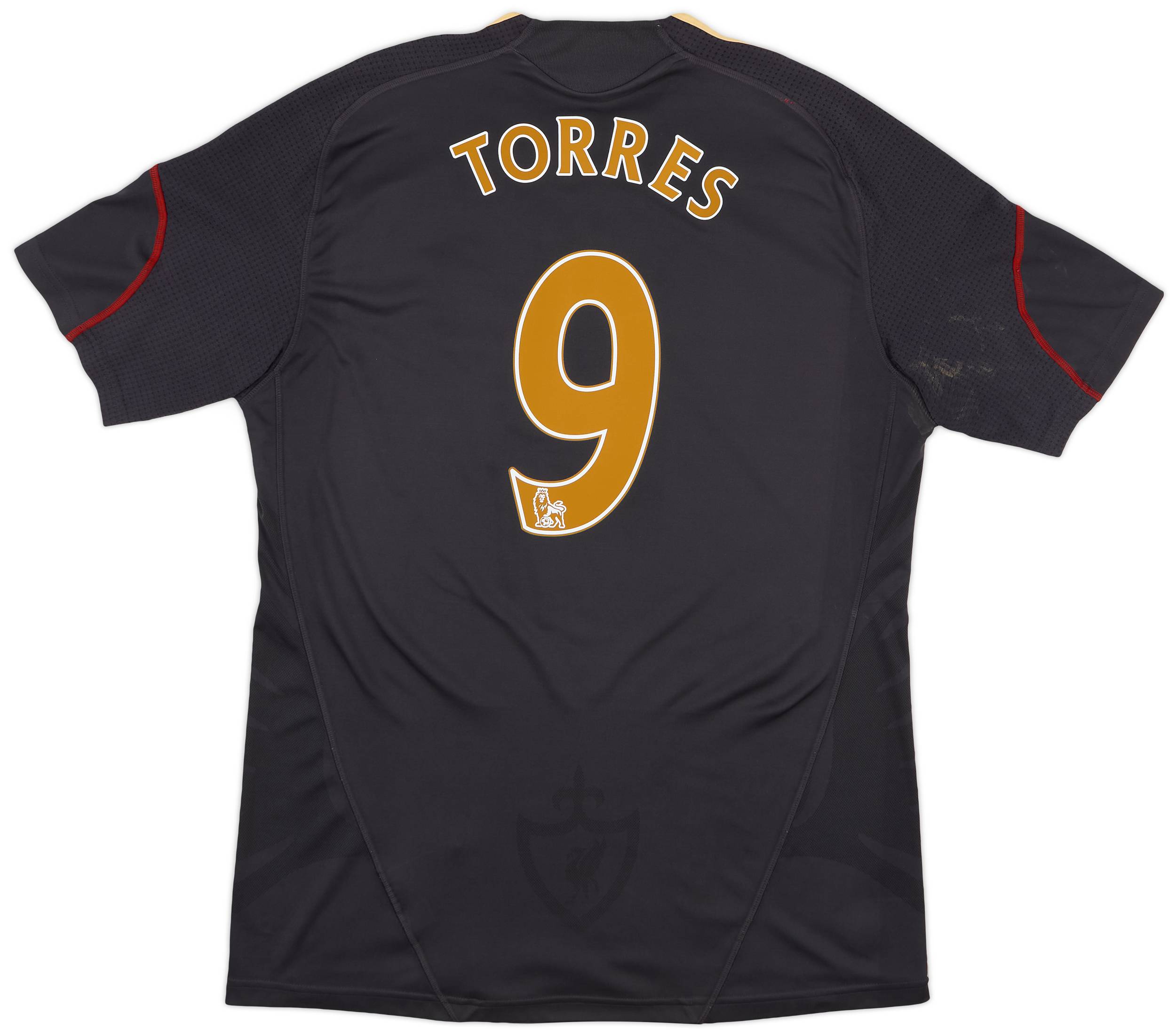 【当店一番人気】 Torres Shirt Away Liverpool 2009-10 #9 (L) - 4/10 - ウェア