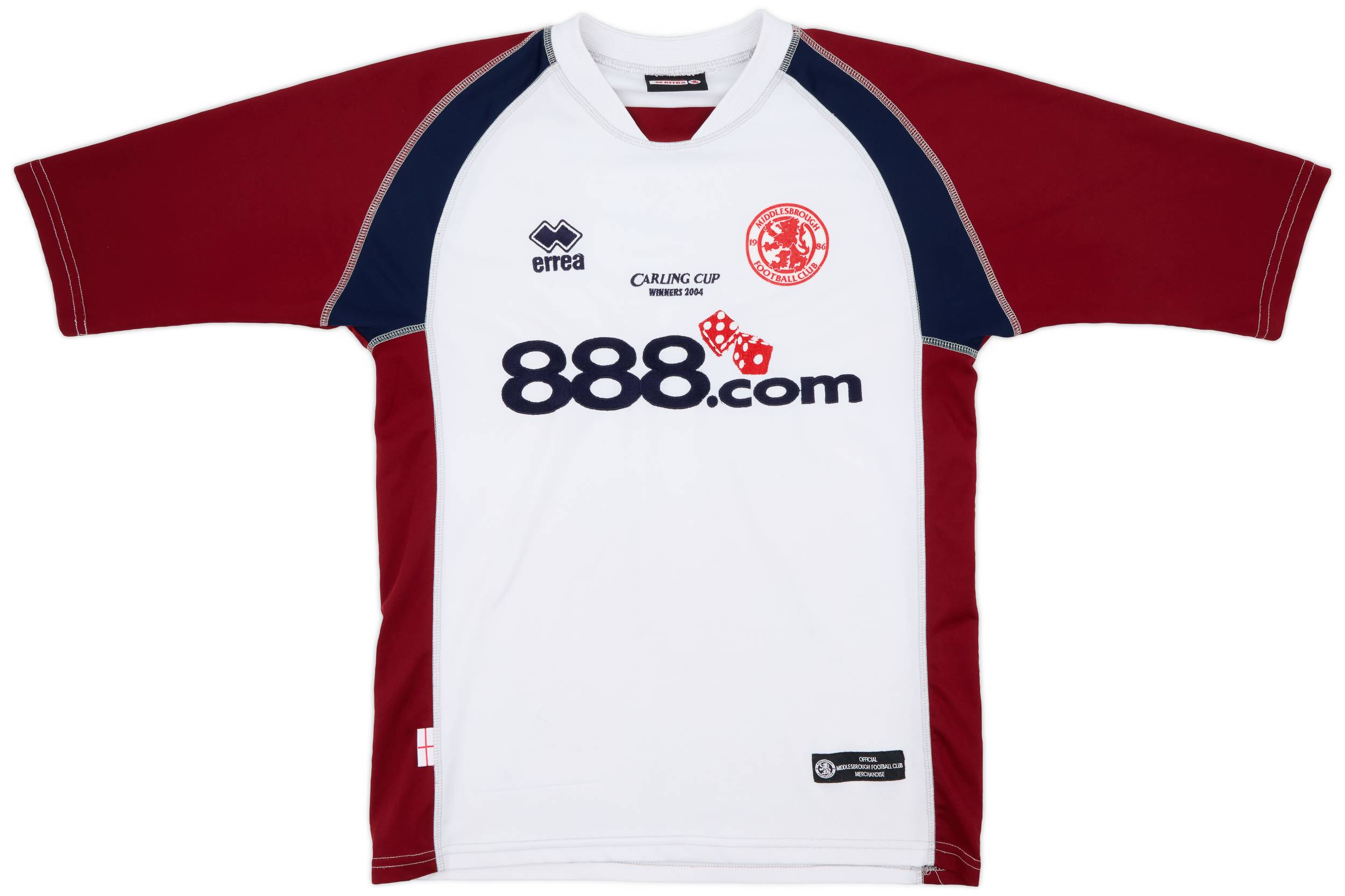 2004 Middlesbrough Carling Cup Winners Away Shirt - 9/10 - (L)