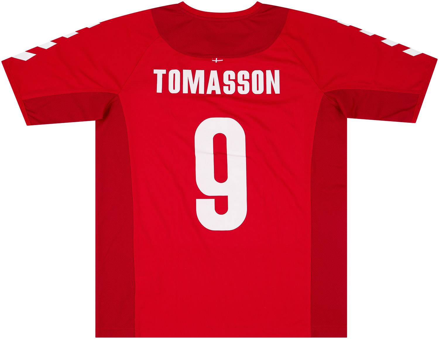 2003-04 Denmark Match Issue Home Shirt Tomasson #9