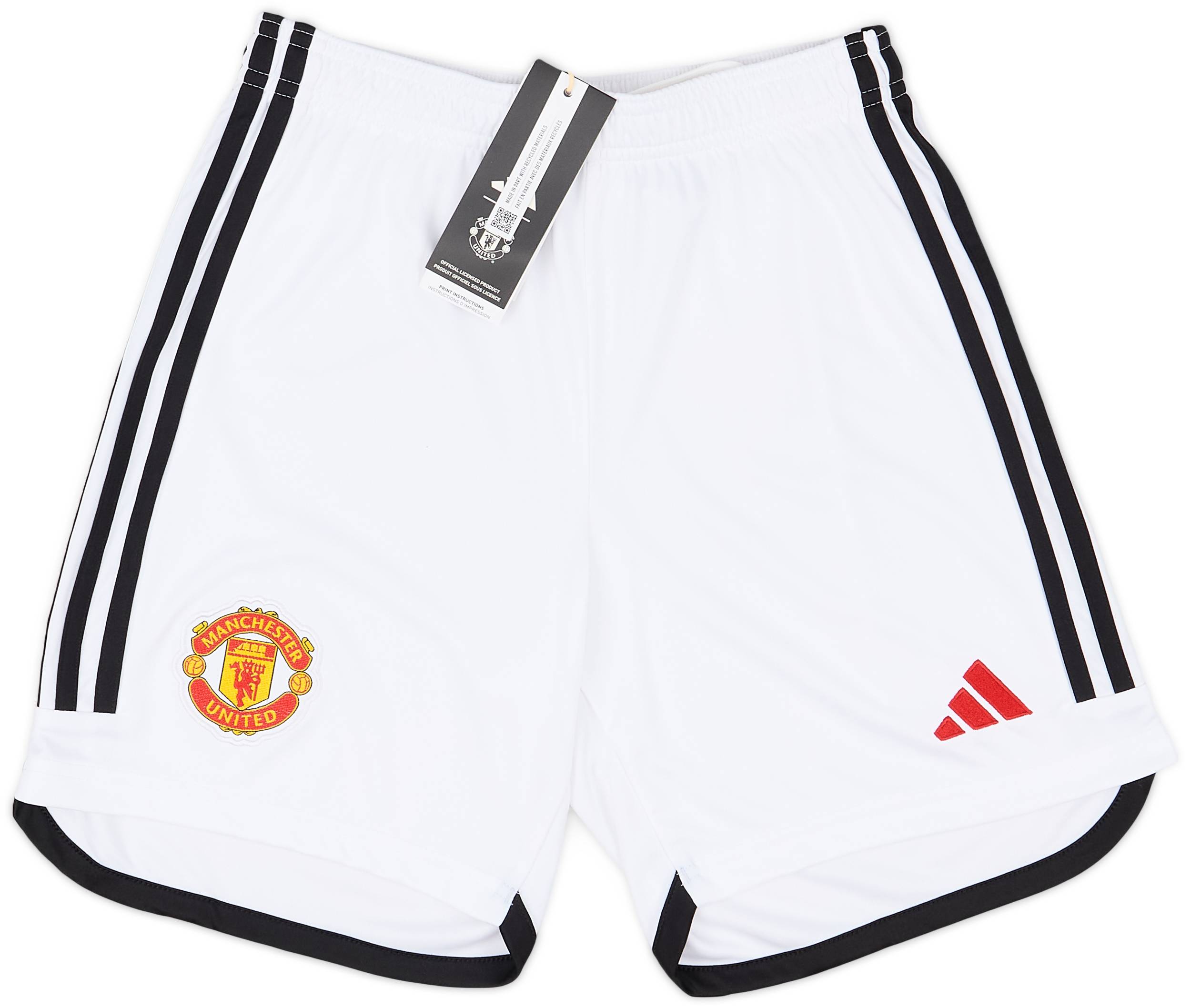 2023-24 Manchester United Home Shorts (KIDS)