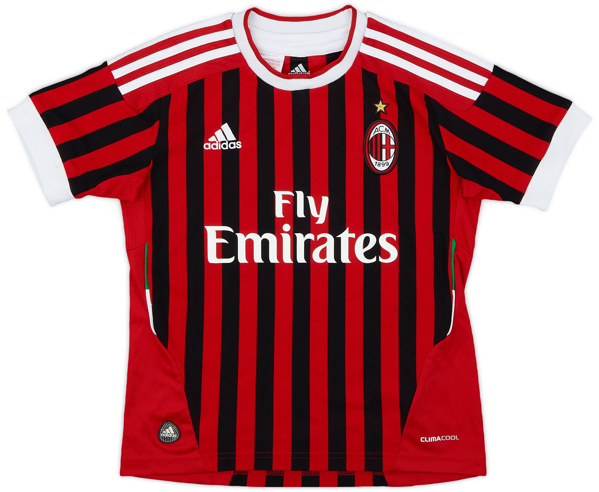 2011-12 AC Milan Home Shirt - 7/10 - (S.Boys)