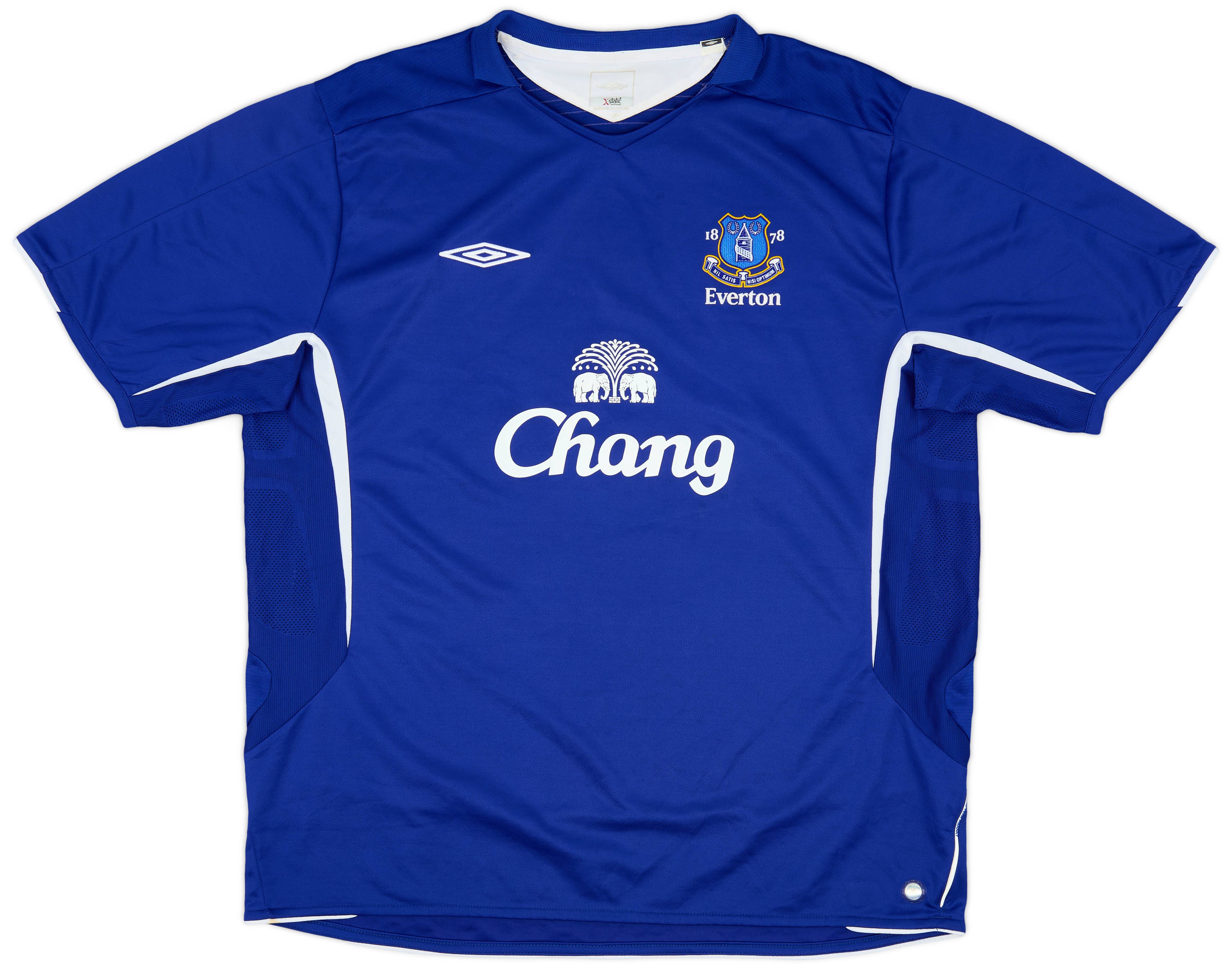 2005-06 Everton Home Shirt - 9/10 - (XXL)