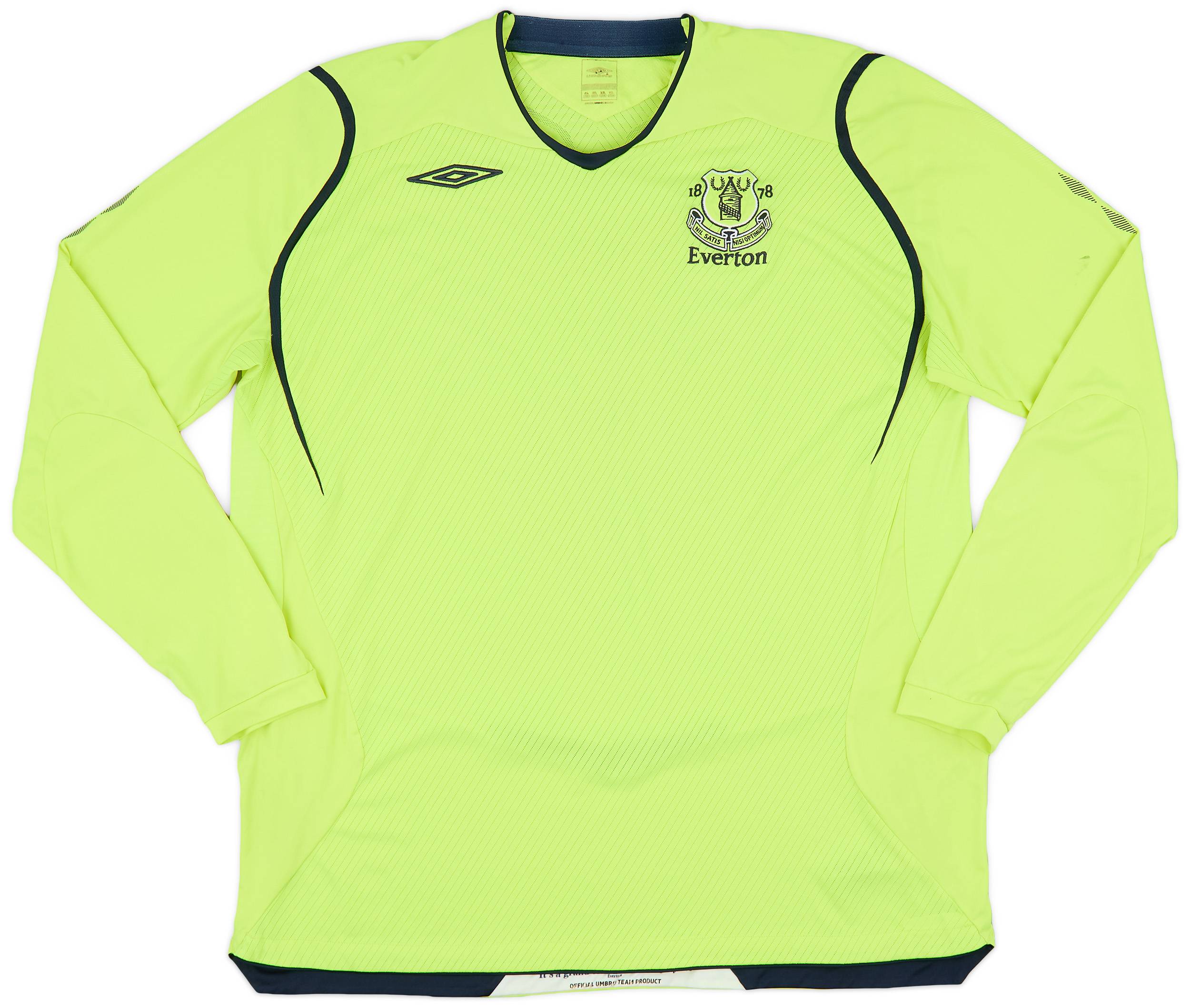 2008-09 Everton Third L/S Shirt - 7/10 - (XXL)