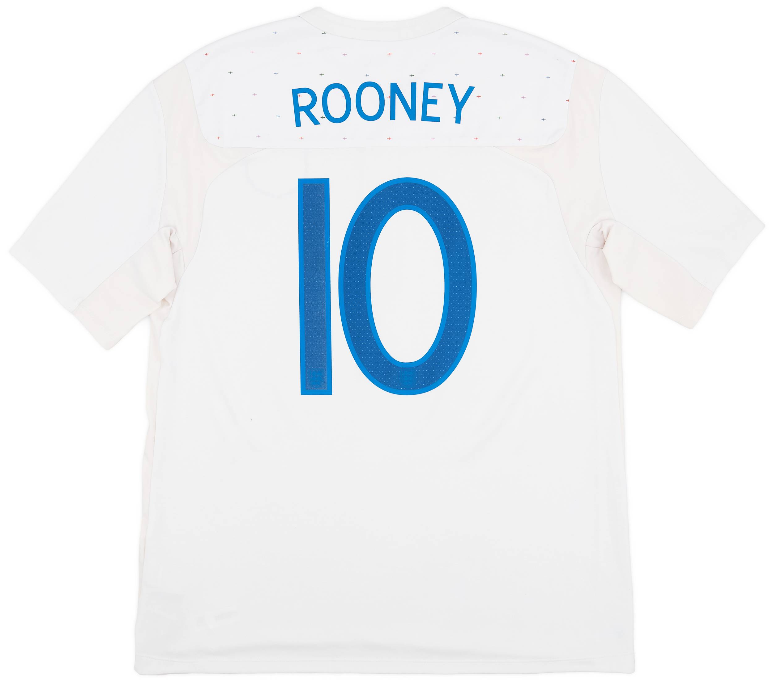 2010-11 England Home Shirt Rooney #10 - 6/10 - (L)