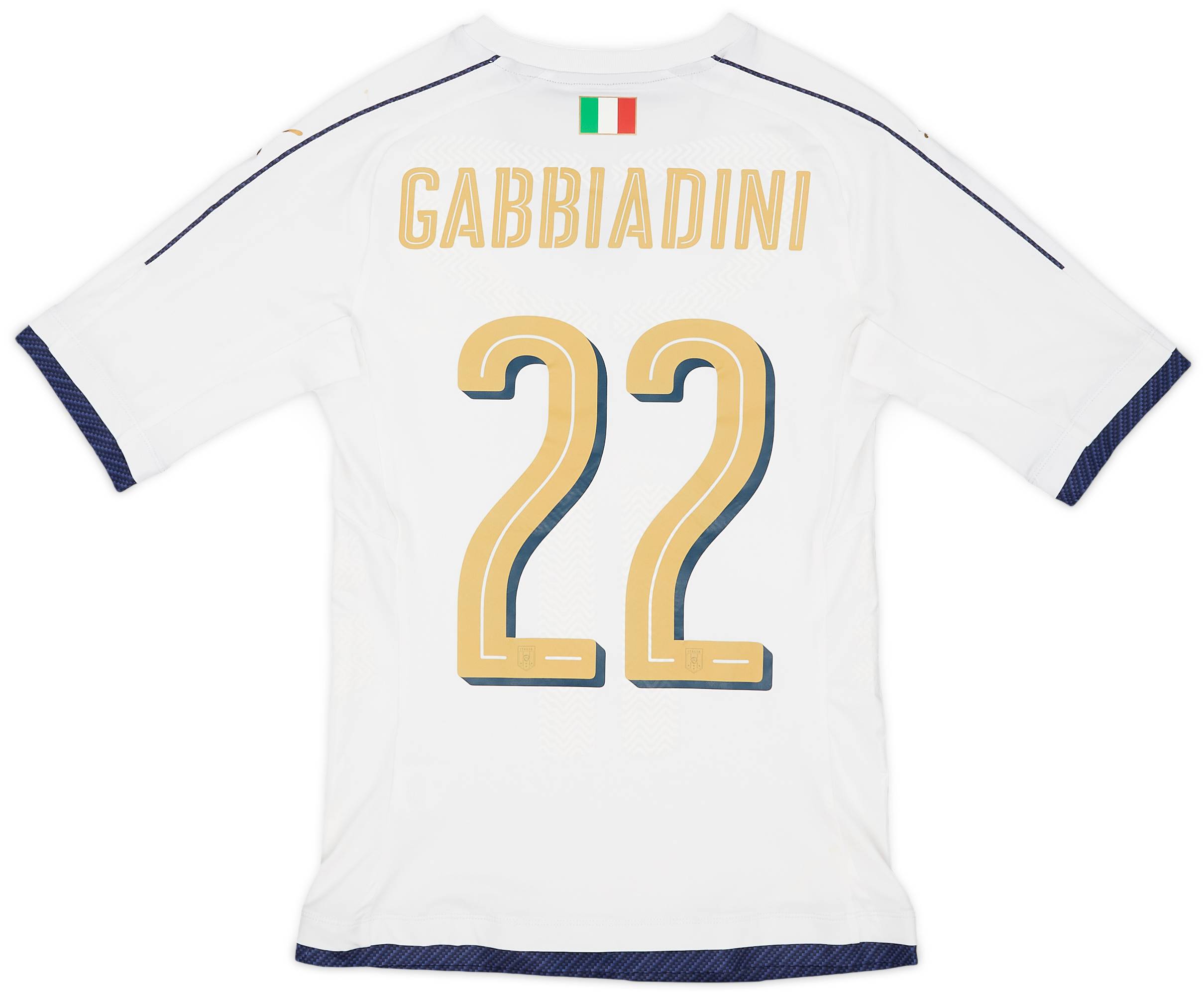2016-17 Italy Tribute Player Issue Away Shirt Gabbiadini #22 - 8/10 - (M)