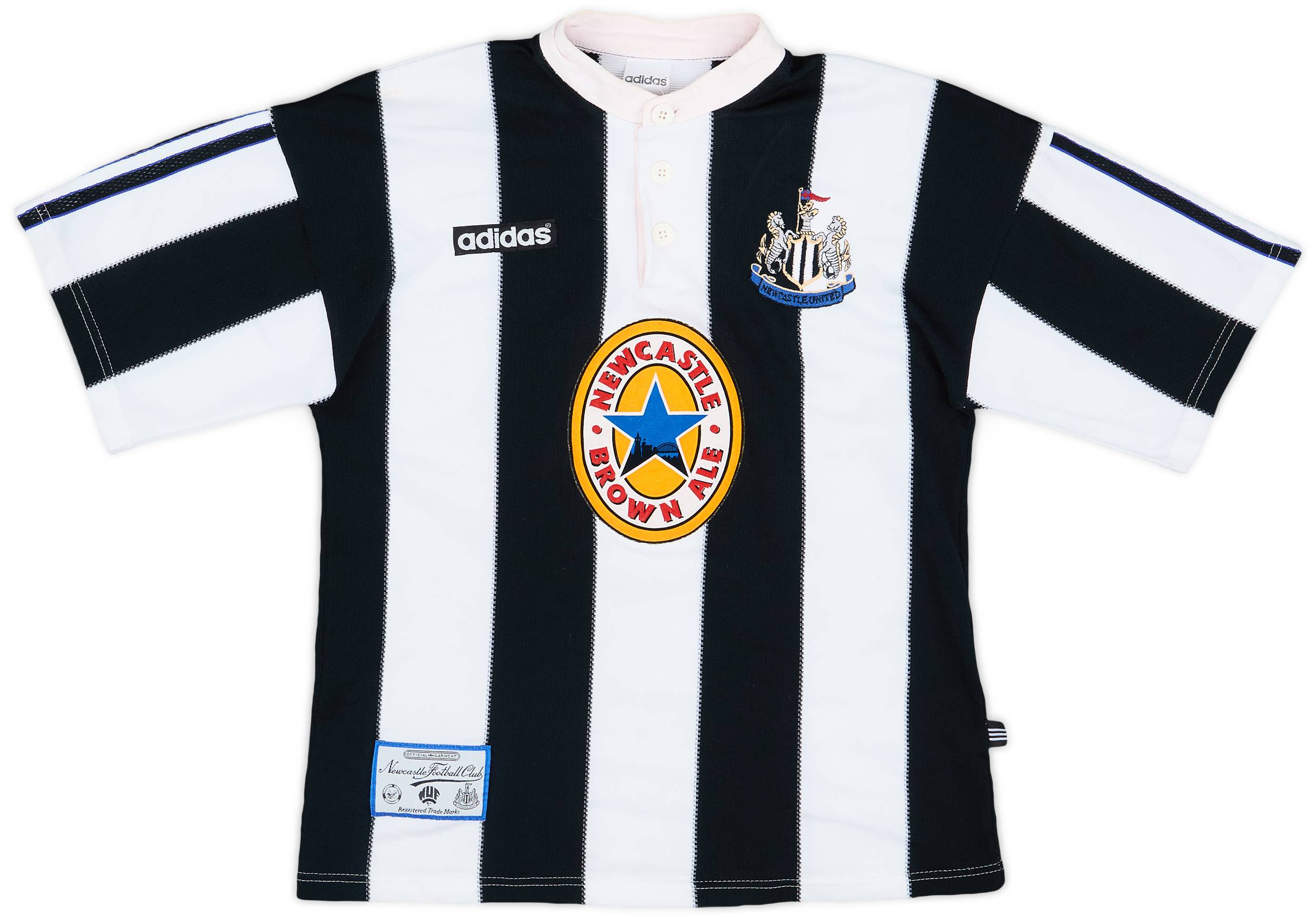 1995-97 Newcastle Home Shirt - 6/10 - (XL.Boys)