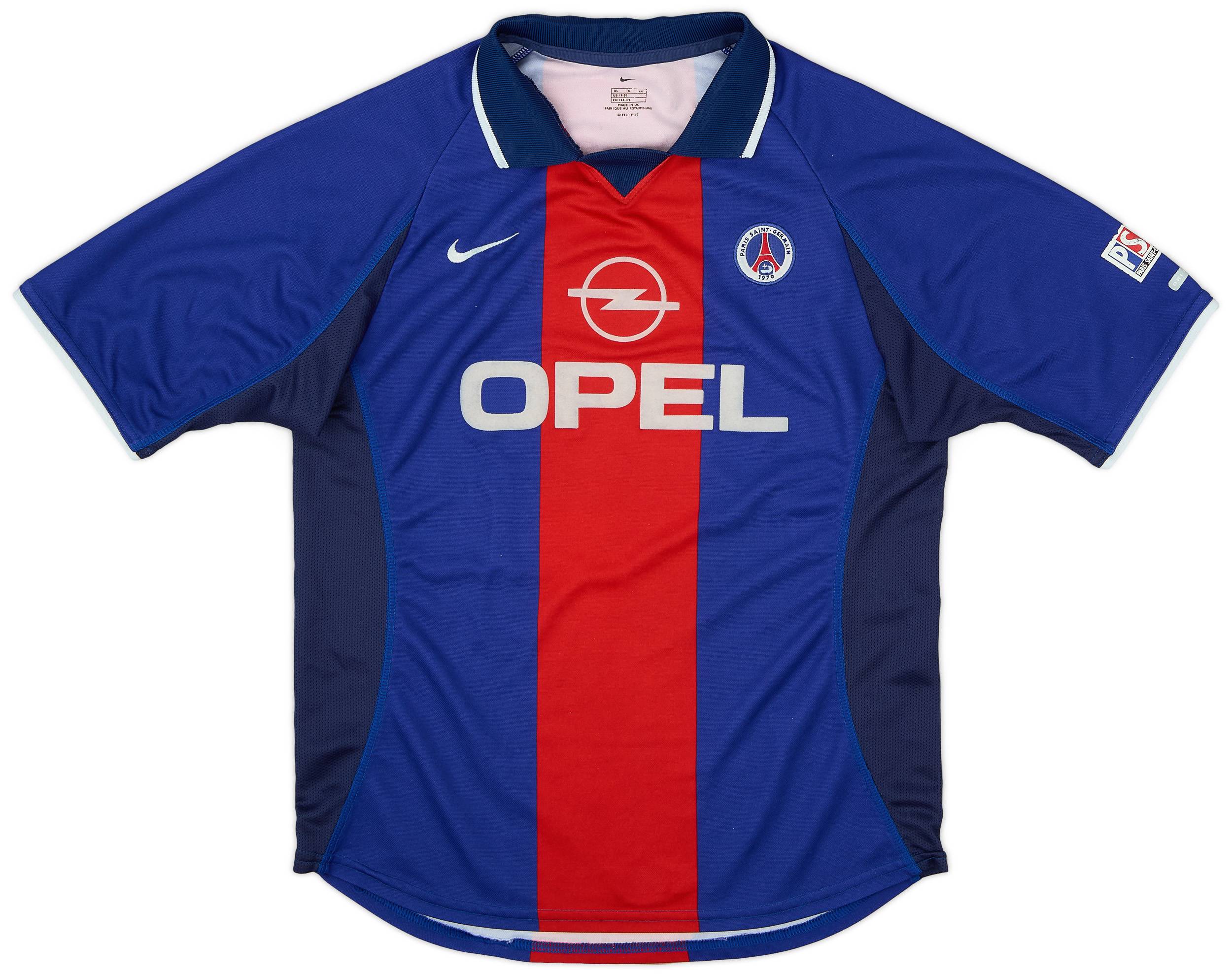 2000-01 Paris Saint-Germain Home Shirt - 7/10 - (XL.Boys)
