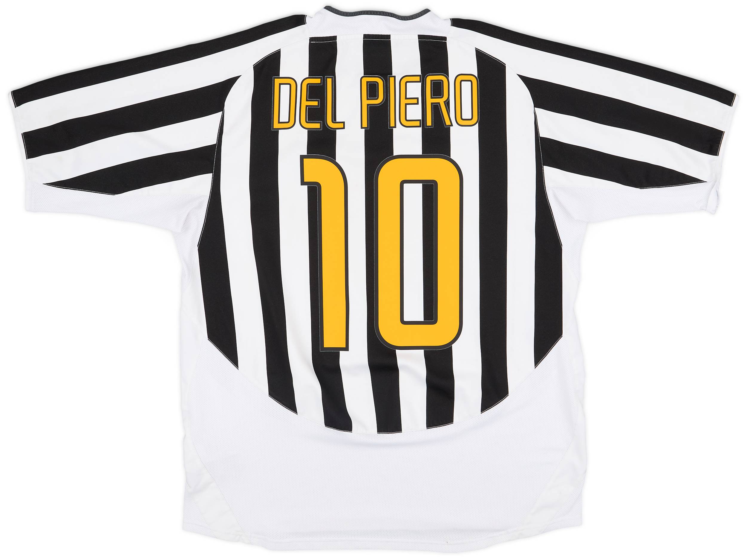2003-04 Juventus Home Shirt Del Piero #10 - 6/10 - (XL)