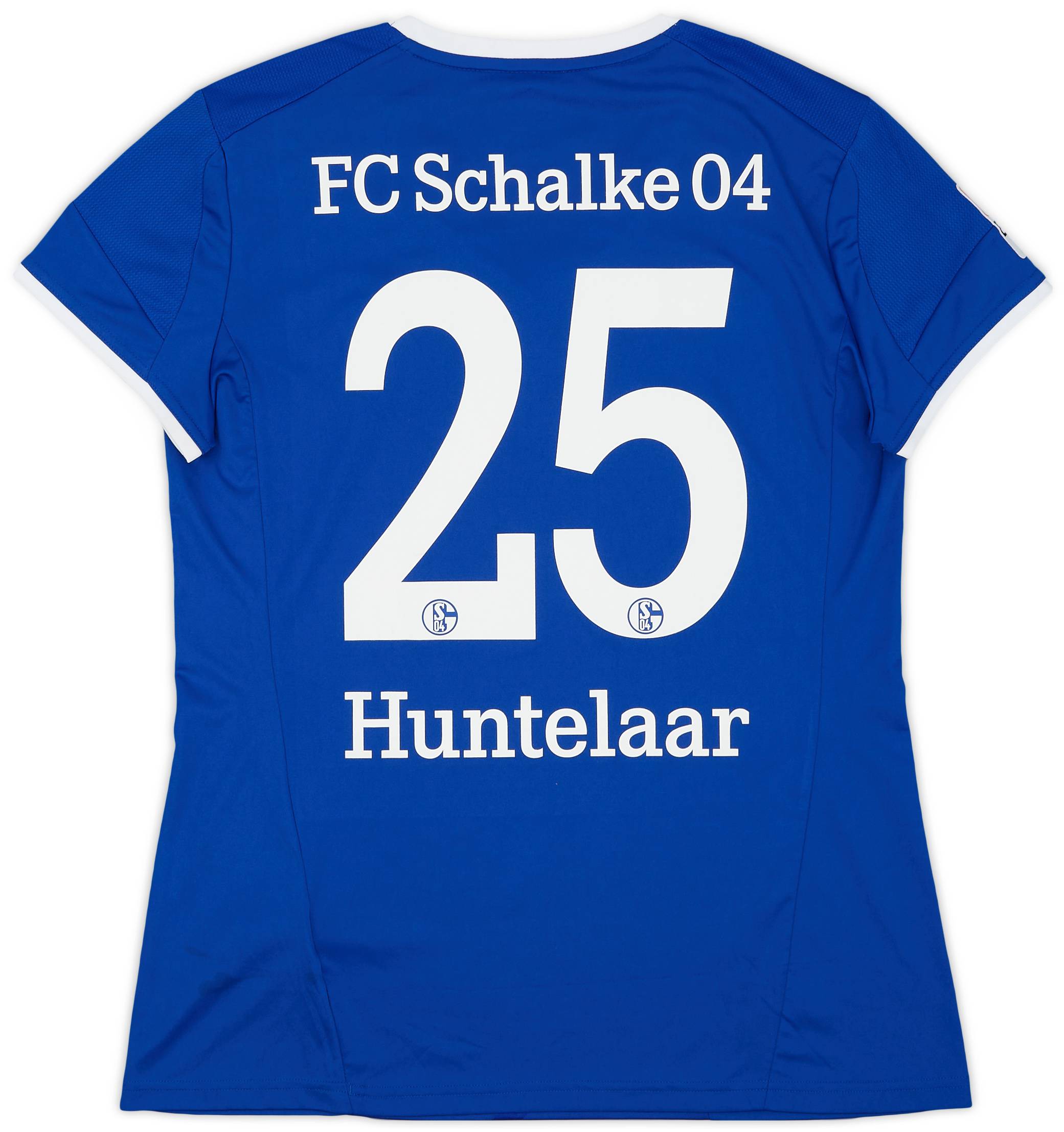 2012-14 Schalke Home Shirt Huntelaar #25 - 9/10 - (Women's XL)